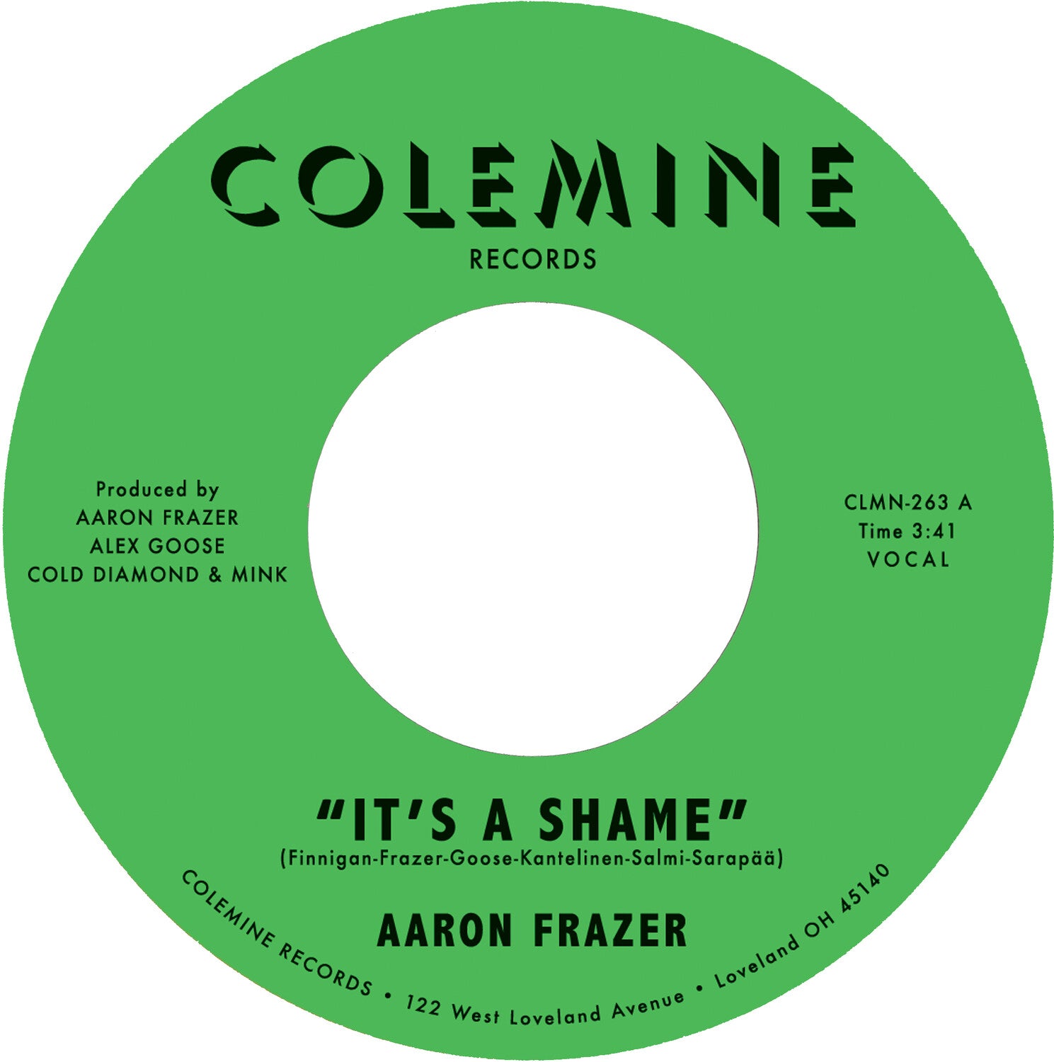 Aaron Frazer - It's a Shame B/W the Fool