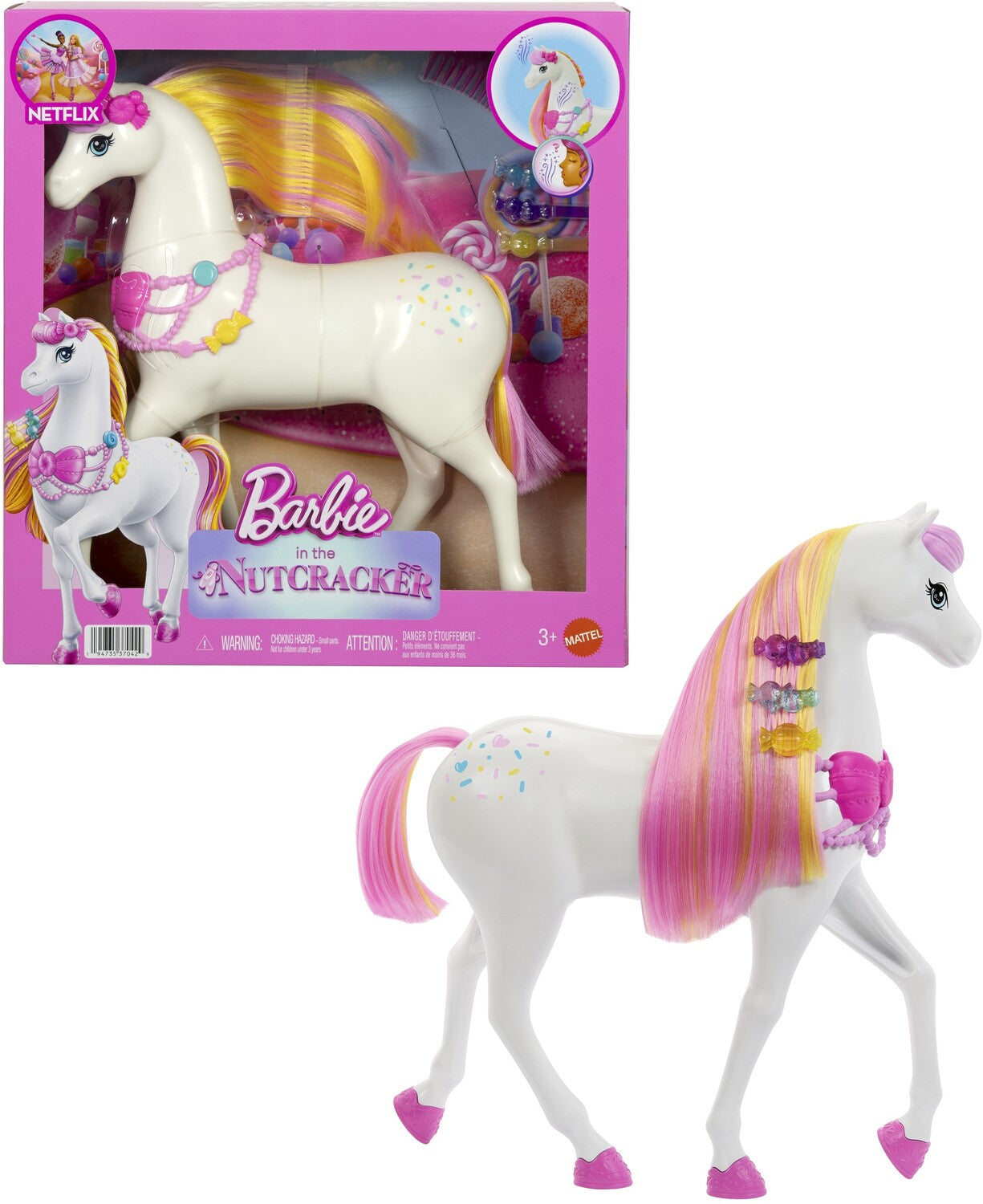 Barbie in the Nutcracker Land of Sweets Horse and Accessories
