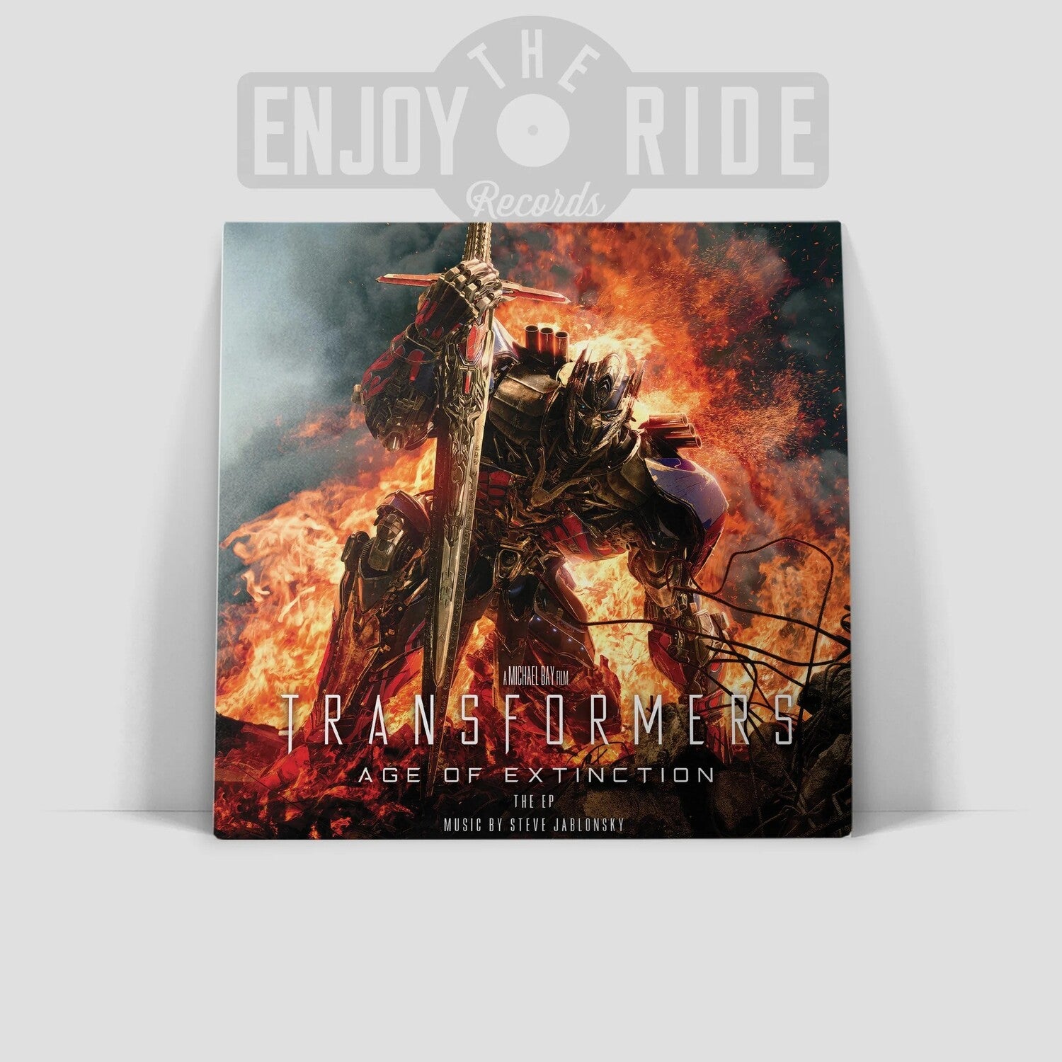 Steve Jablonsky - Transformers: Age Of Extinction (Original Soundtrack) - Optimus Prime Tri Color Stripe Vinyl (Limited Edition)