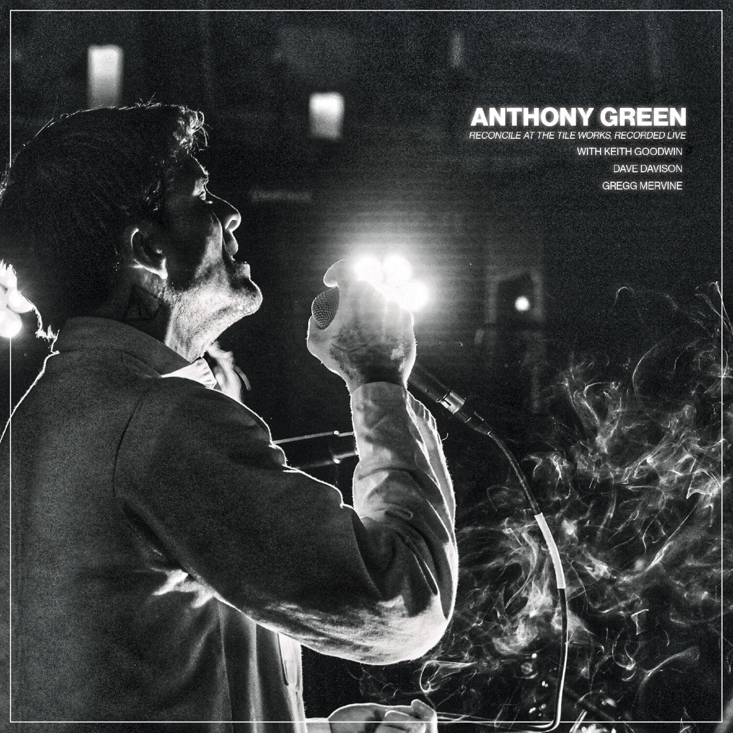Anthony Green - Reconcile At The Tile Works, Recorded Live - ULTRA CLEAR W/ BLACK GALAXY VINYL 2xLP (Clear Vinyl)