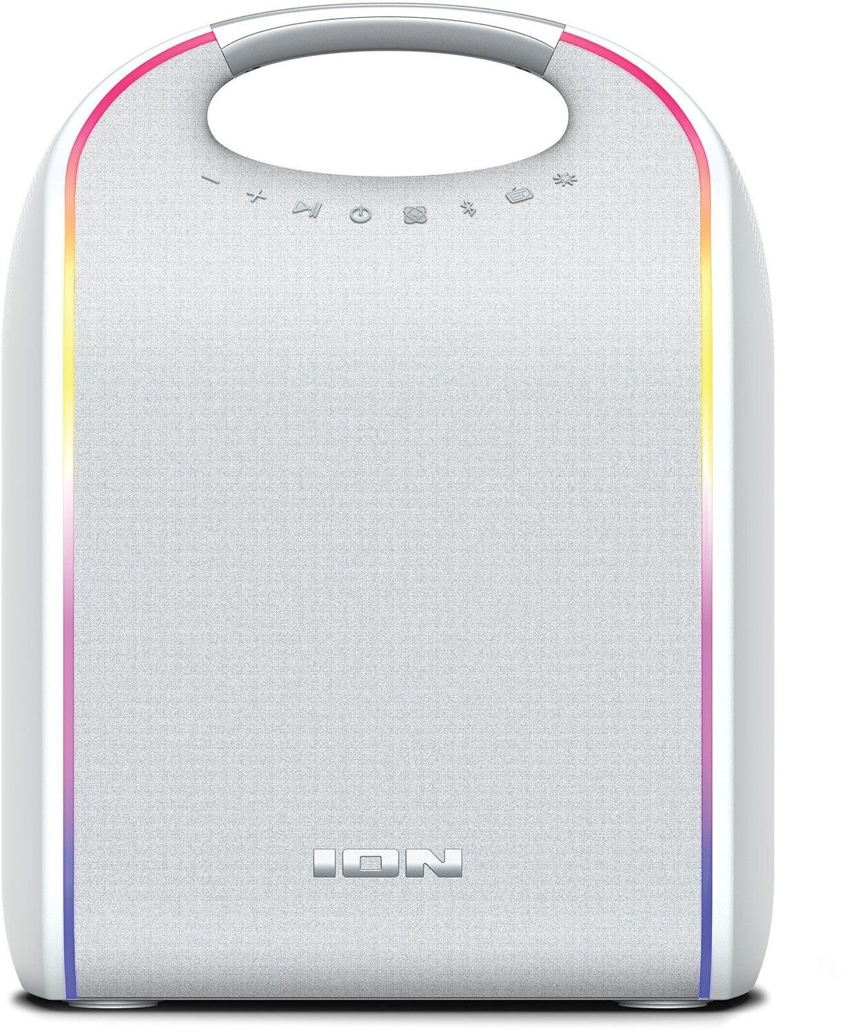 ION Audio Glow Tone Bluetooth Speaker with Immersive Sound Rechargable - IPX5 Water Resistant