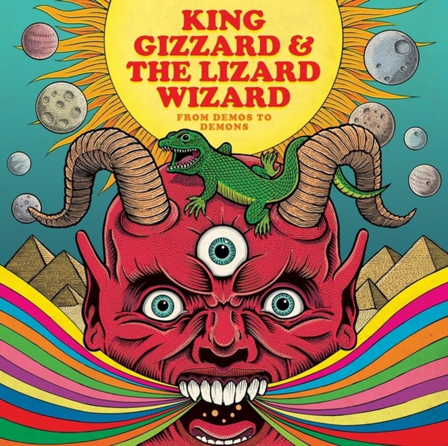  Lizard Wizard - From Demos To Demons — vinyl LP album cover