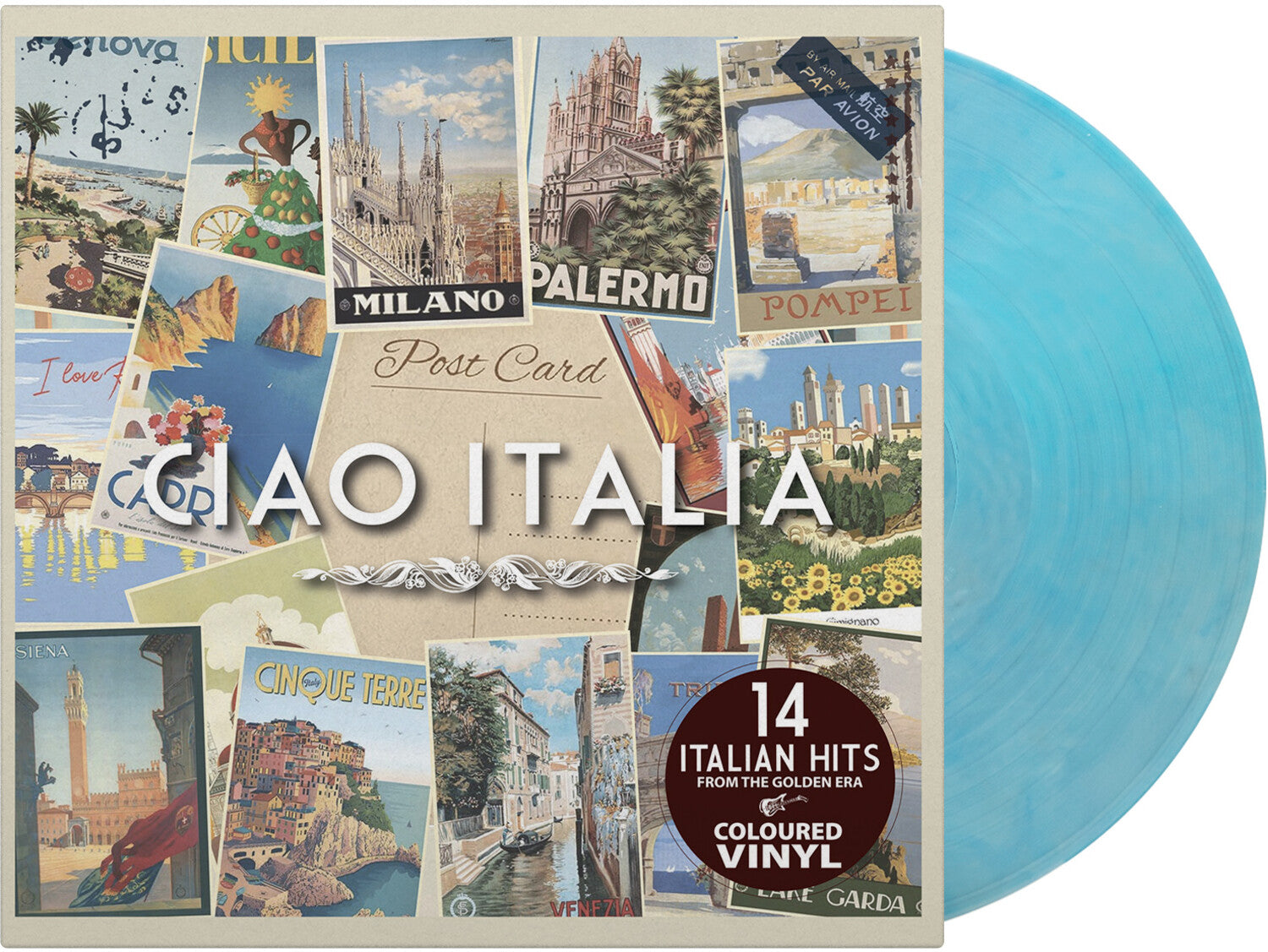 Various Artists - Ciao Italia / Various - Transparent Silver & Blue Vinyl (Clear Vinyl)