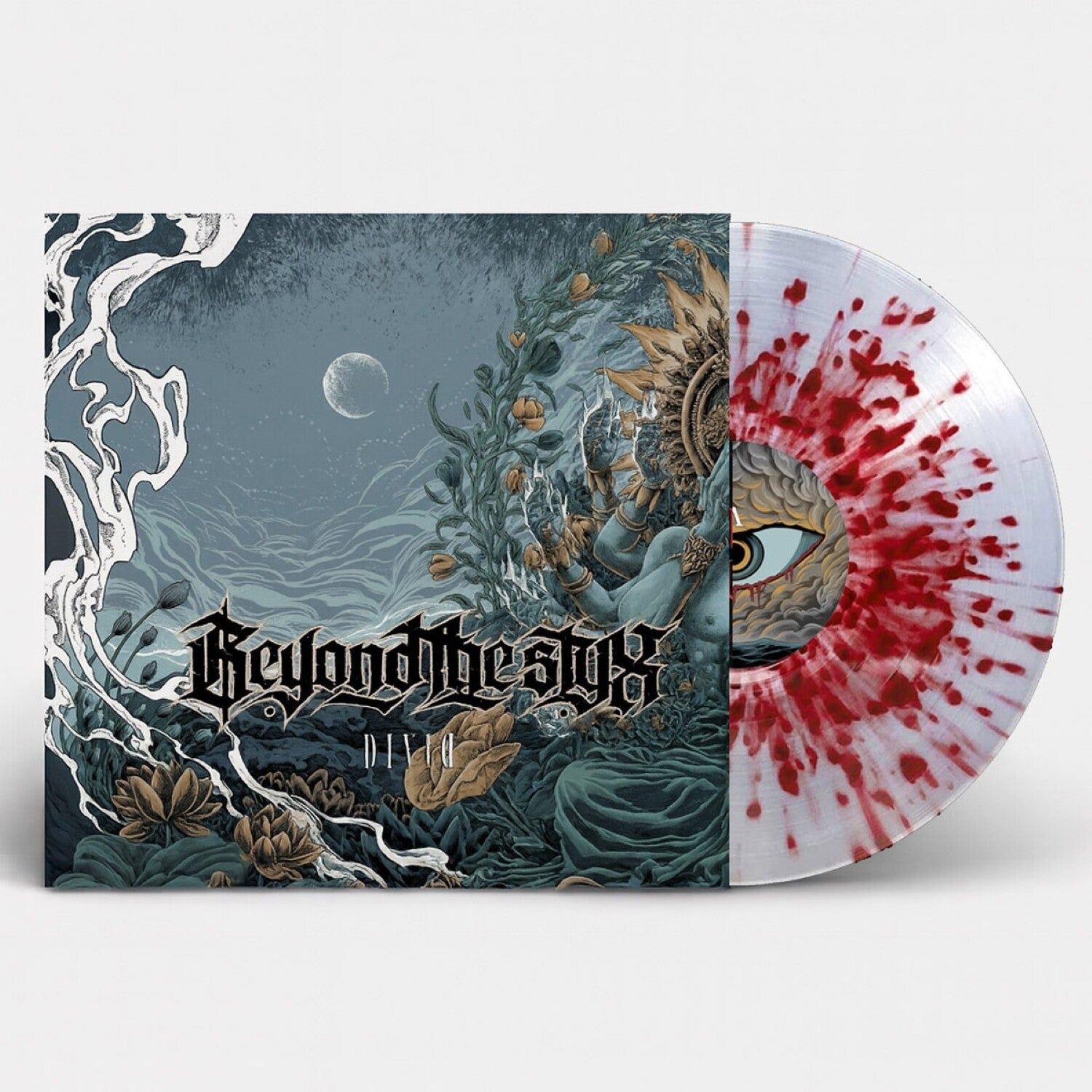 Beyond the Styx - Divid - Clear with oxblood splatter (Clear Vinyl)