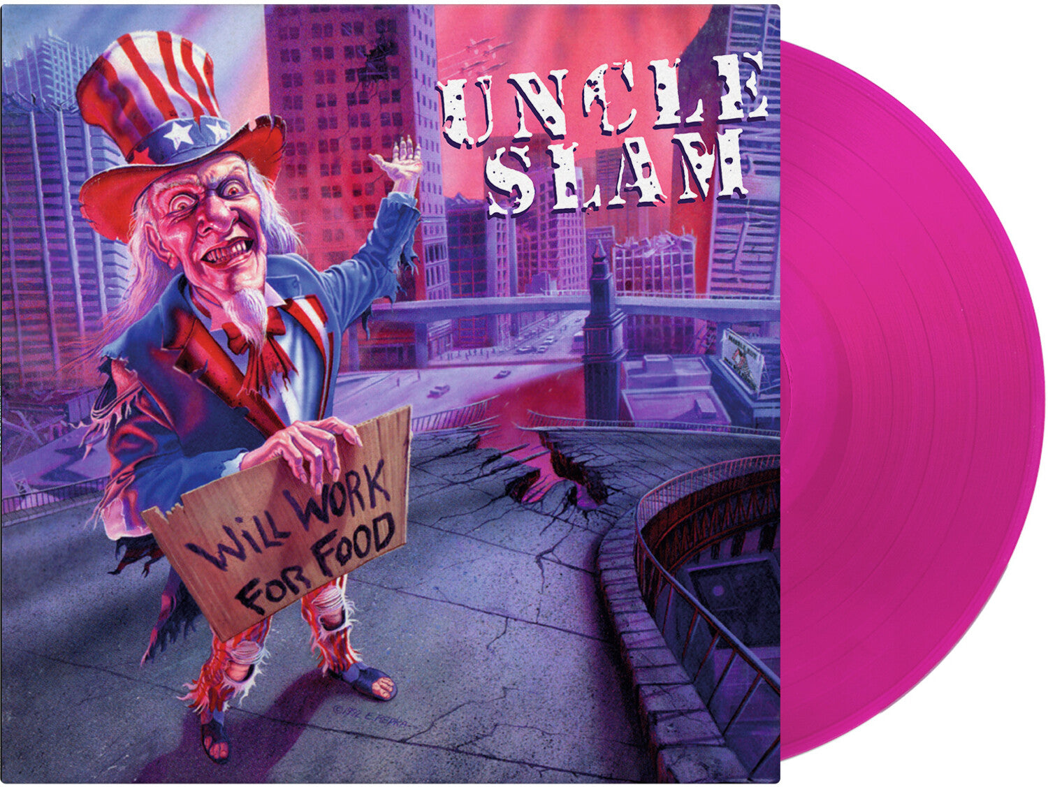 Uncle Slam - Will Work For Food - Limited 180-Gram Translucent Purple Colored Vinyl (Purple Vinyl)