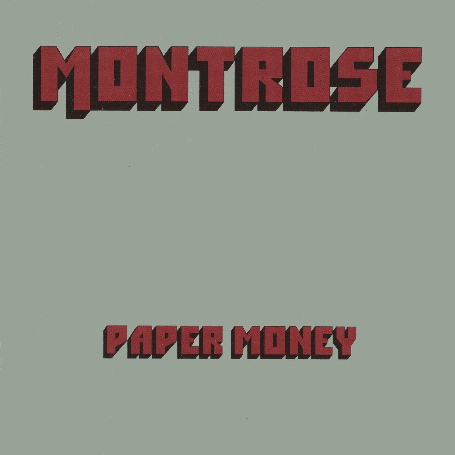 Montrose - Paper Money Featuring Sammy Hagar (Clear Vinyl)