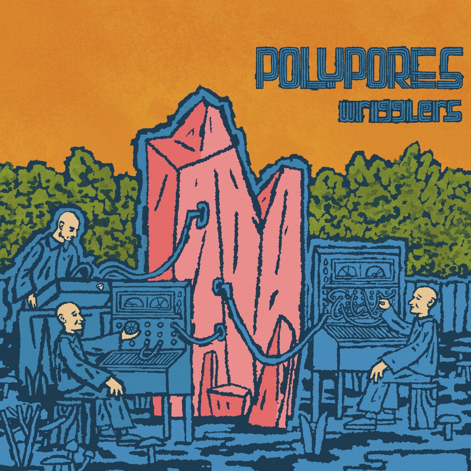 Polypores - Wrigglers (Blue Vinyl)