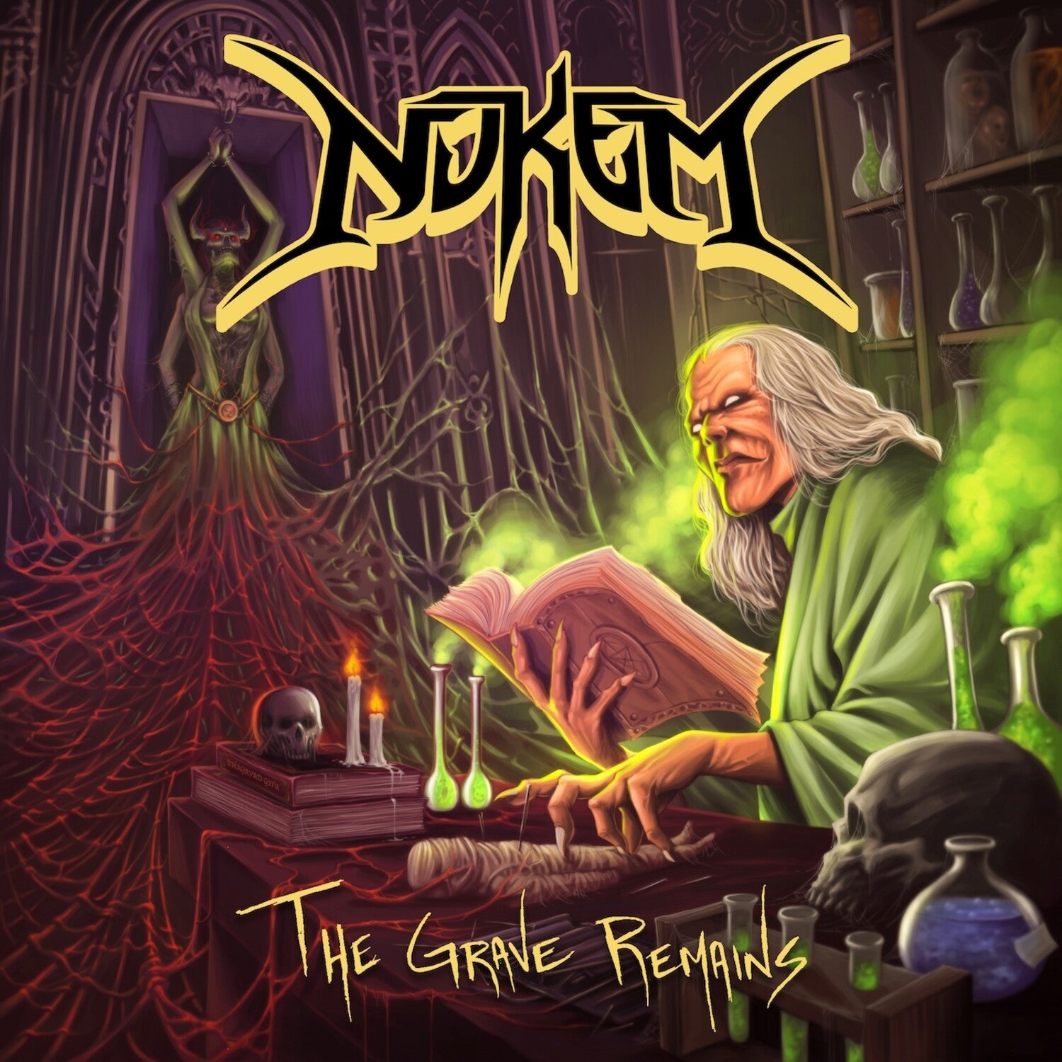 Nukem - Grave Remains 2xLP (Yellow Vinyl)