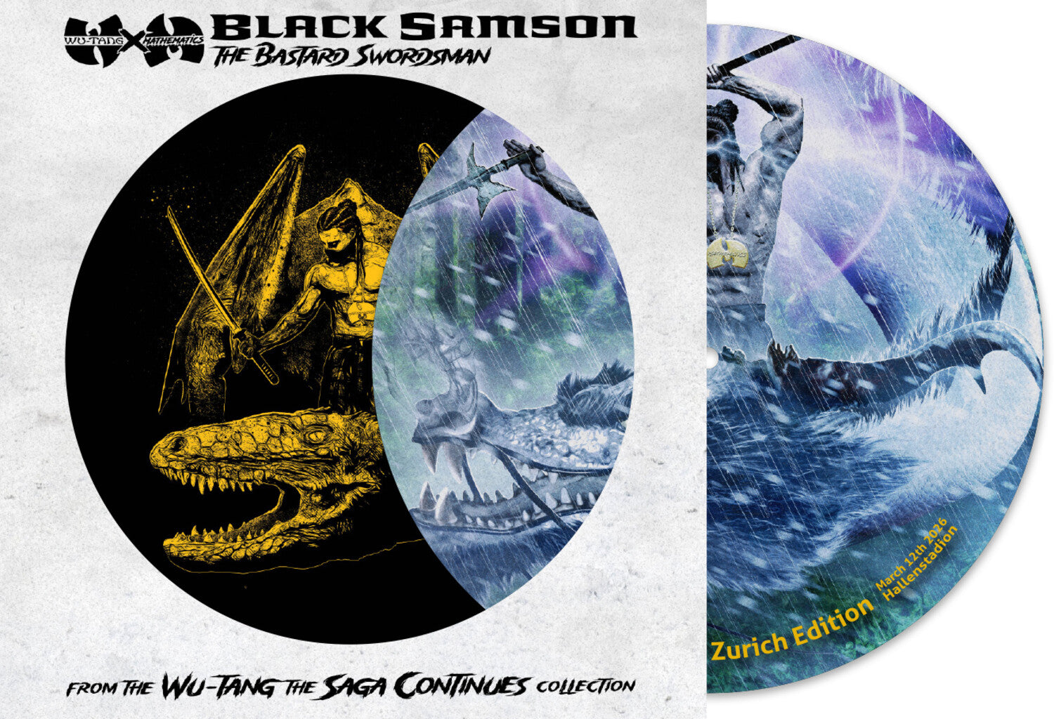Wu-Tang Clan & DJ Mathematics - Black Samson, The Bastard Swordsman - Zurich Exclusive Picture Disc Tour Edition
