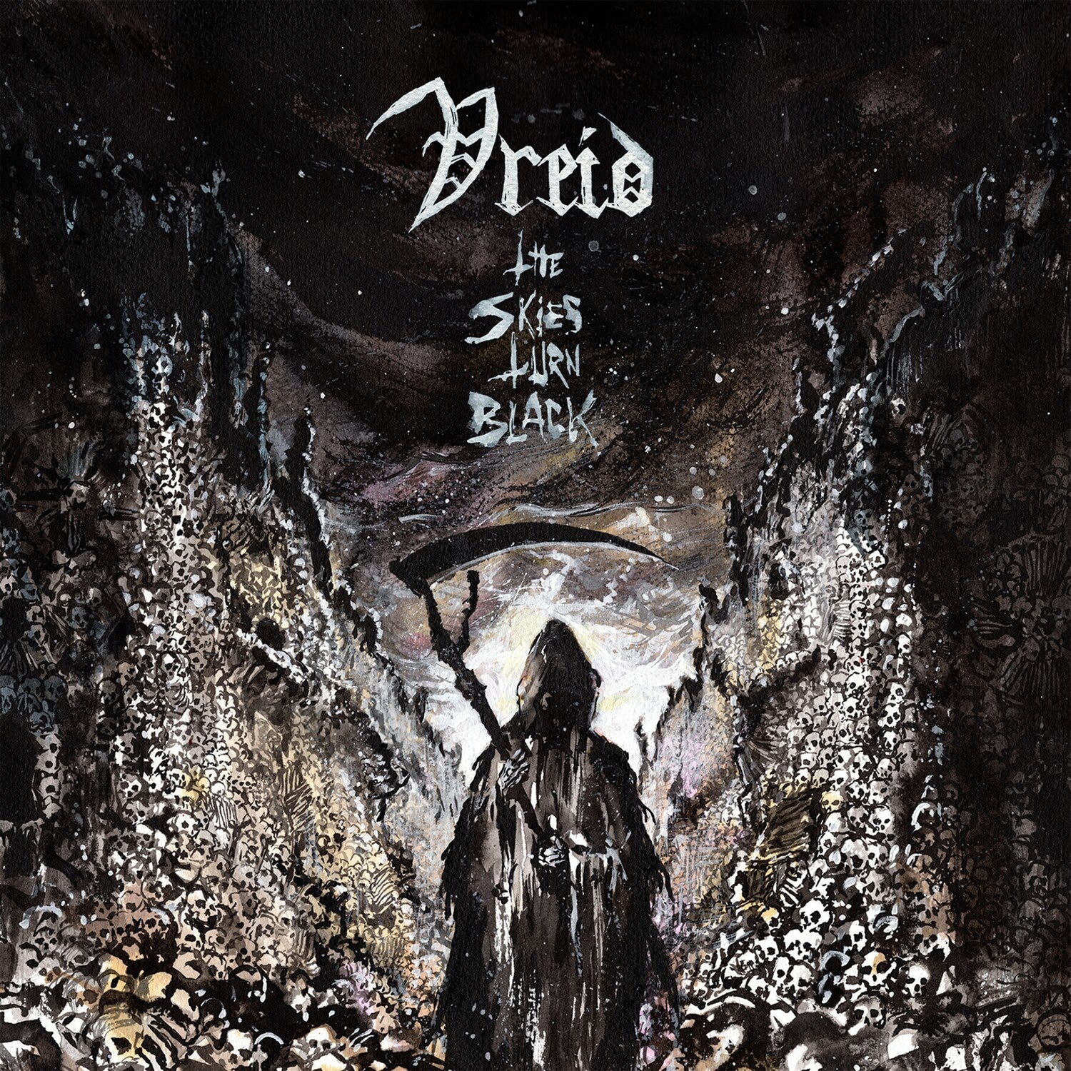 Vreid - The Skies Turn Black (Gold Vinyl)