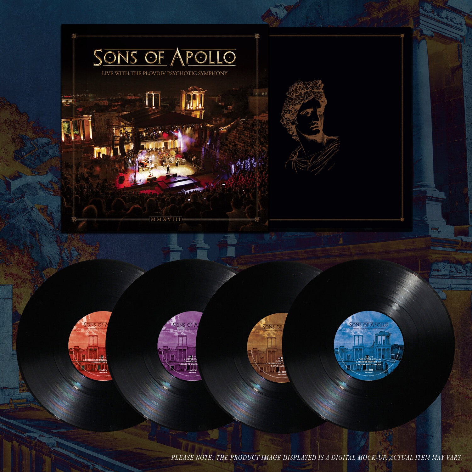 Sons of Apollo - Live With The Plovdiv Psychotic Symphony 4xLP