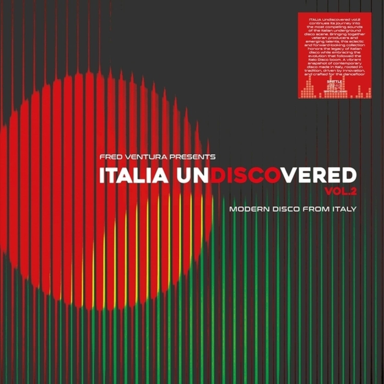 Fred Ventura Presents Italia Undisco Vered 2 / Var - Fred Ventura Presents Italia Undisco Vered, Vol. 2: Modern Disco From Italy