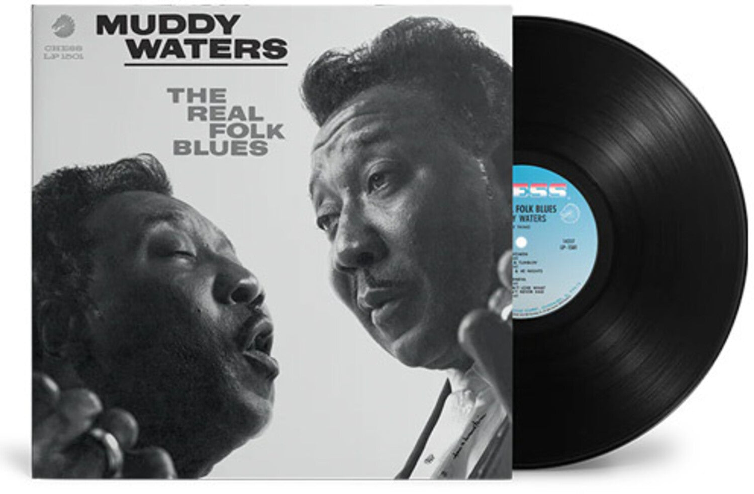 Muddy Waters - The Real Folk Blues (Chess Acoustic Sounds Series) — vinyl LP album cover