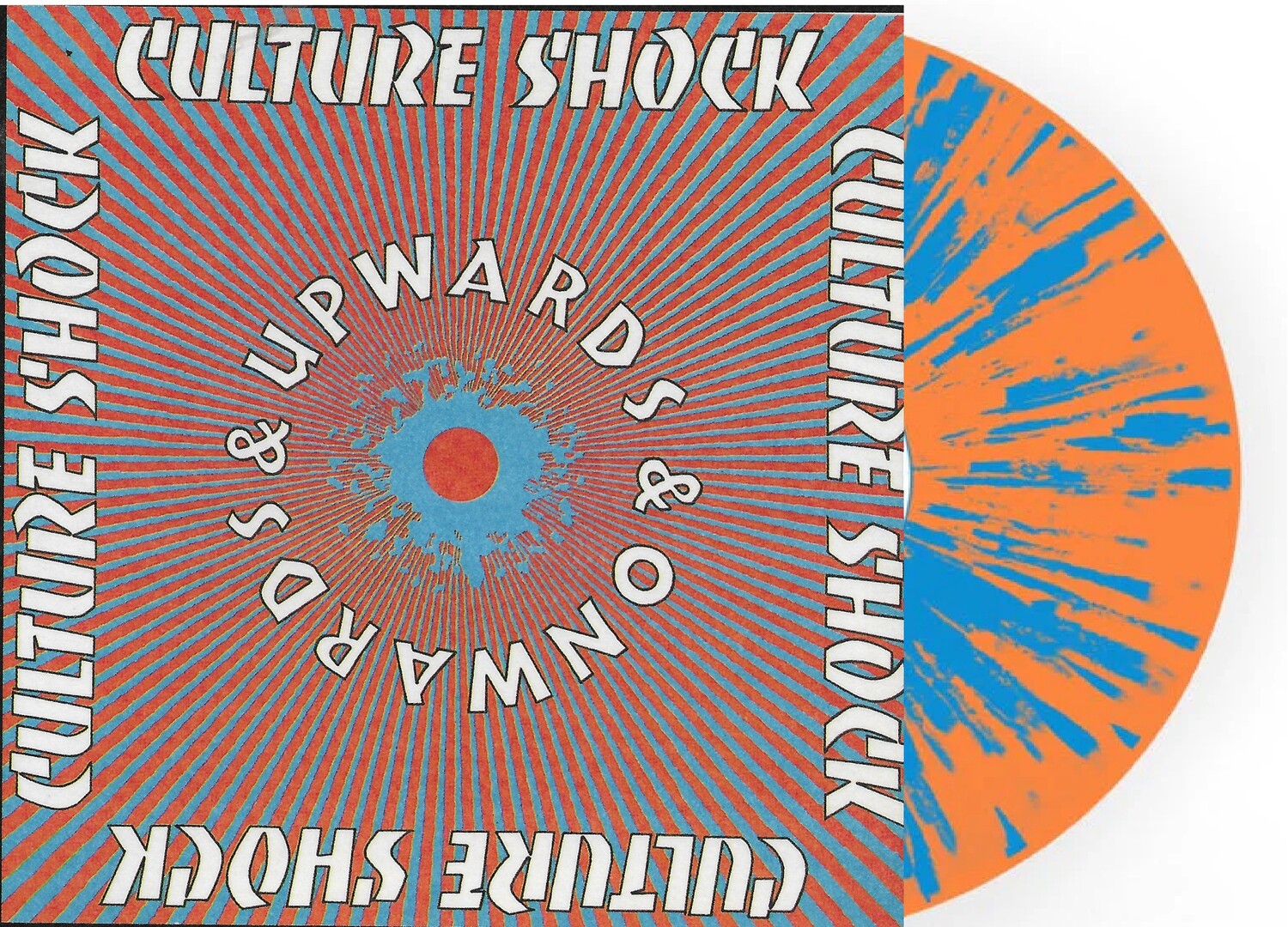 Culture Shock - Unwards & Upwards - Blue & Orange Splatter Vinyl (Blue Vinyl)