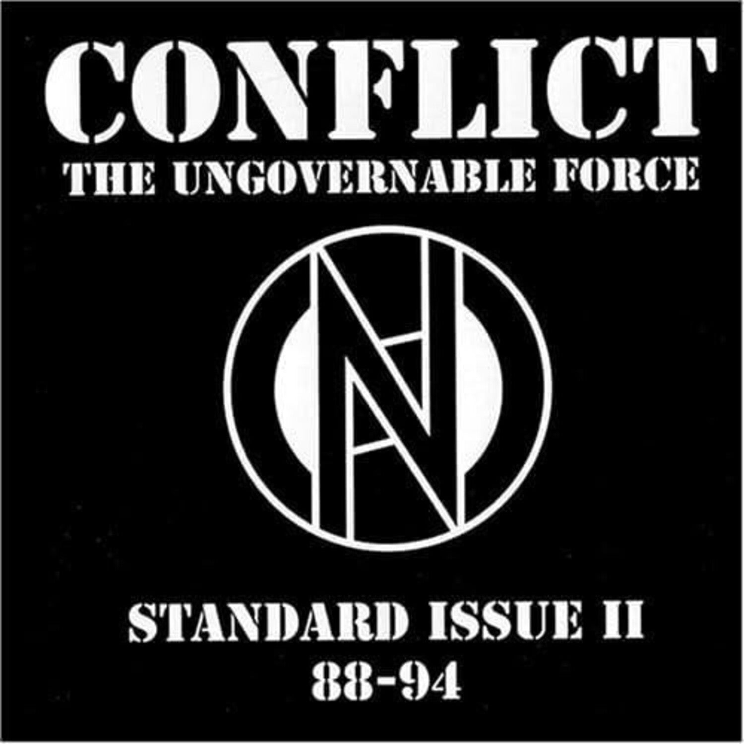 Conflict - Standars Issue Ii 88-94 - White & Black Splatter Vinyl (White Vinyl)