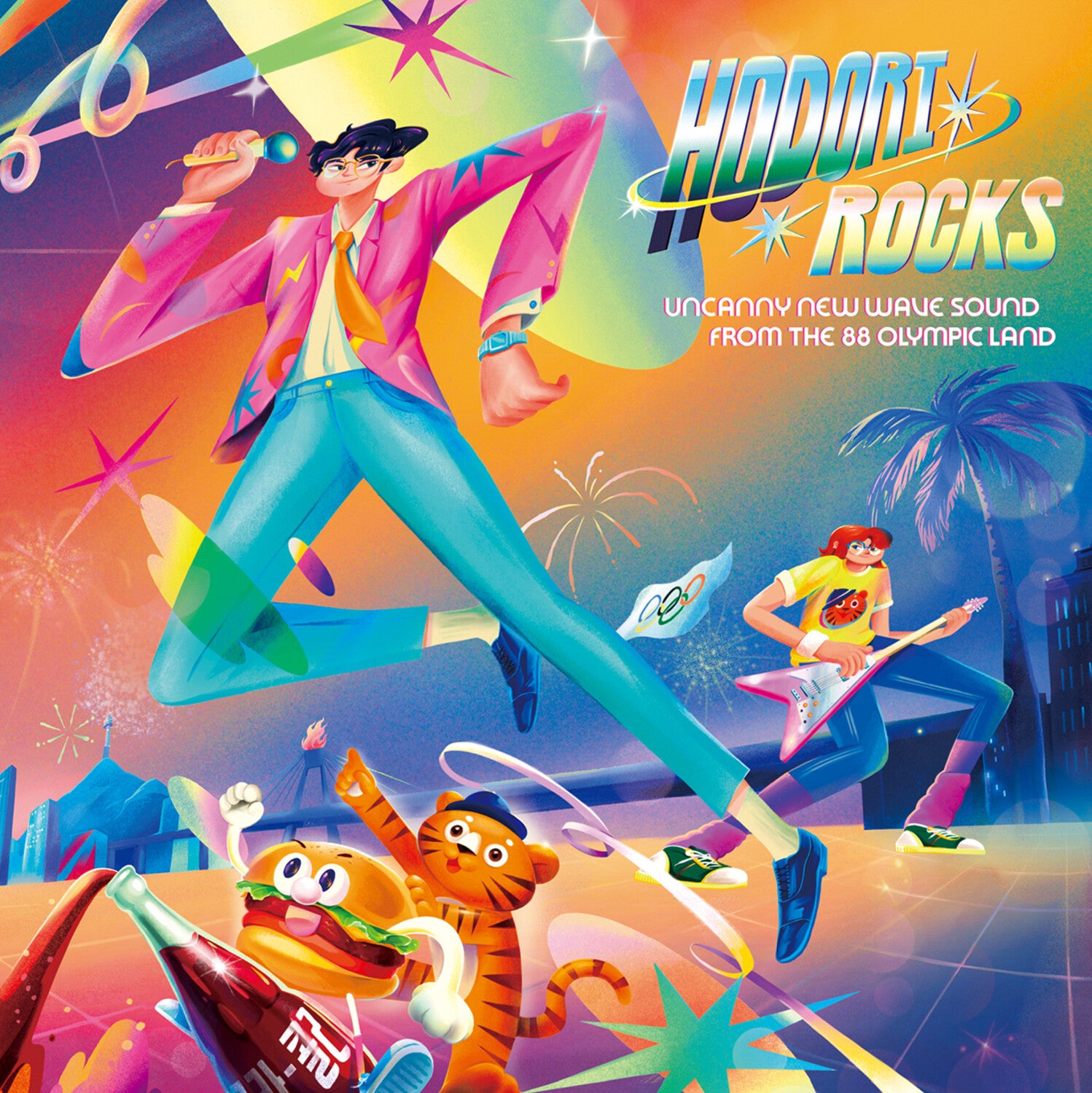 Various Artists - HODORI ROCKS: Uncanny New Wave Sound from the 88 Olympic Land (Pink Vinyl)