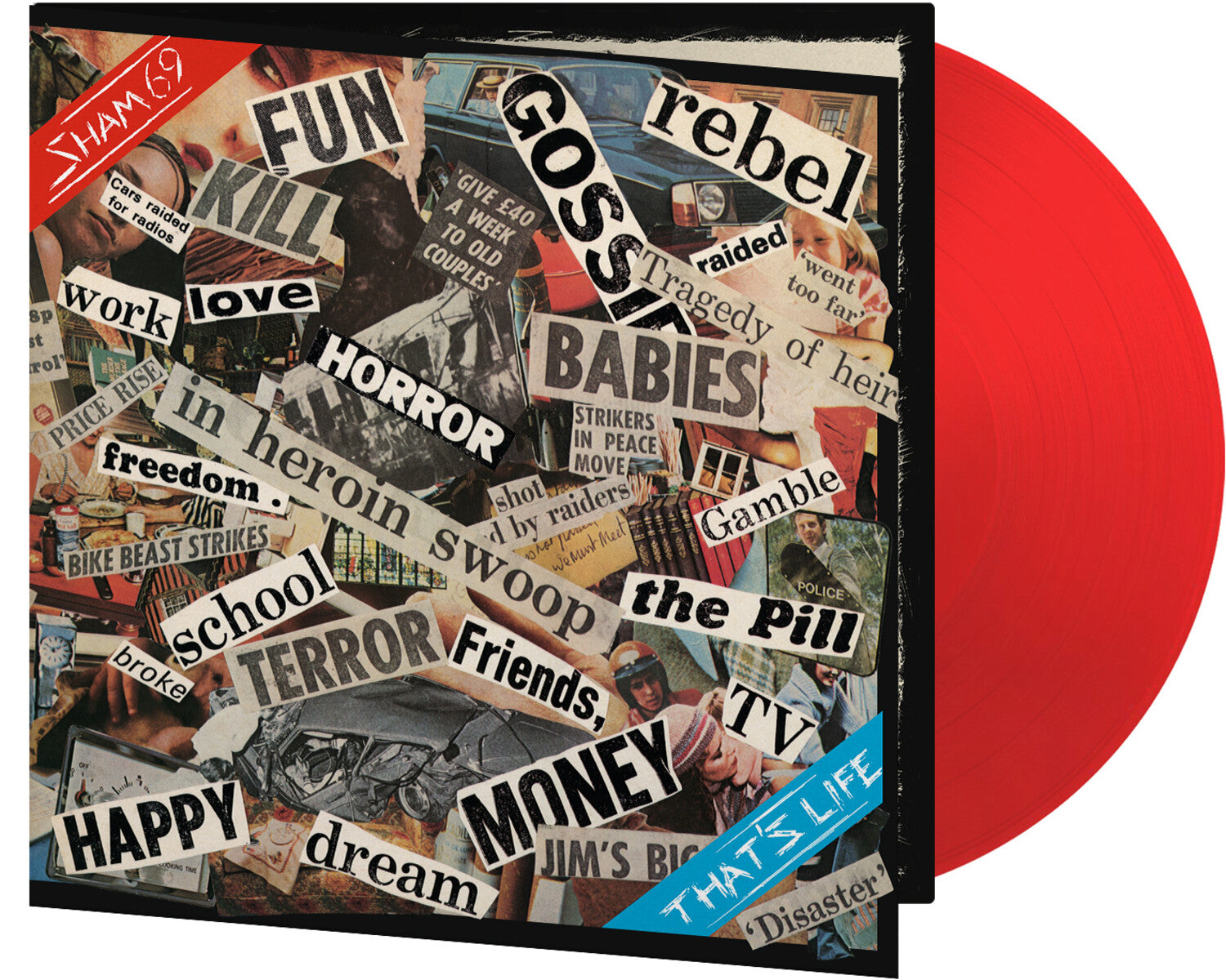 Sham 69 - That's Life - Limited 180-Gram Translucent Red Colored Vinyl (Red Vinyl)