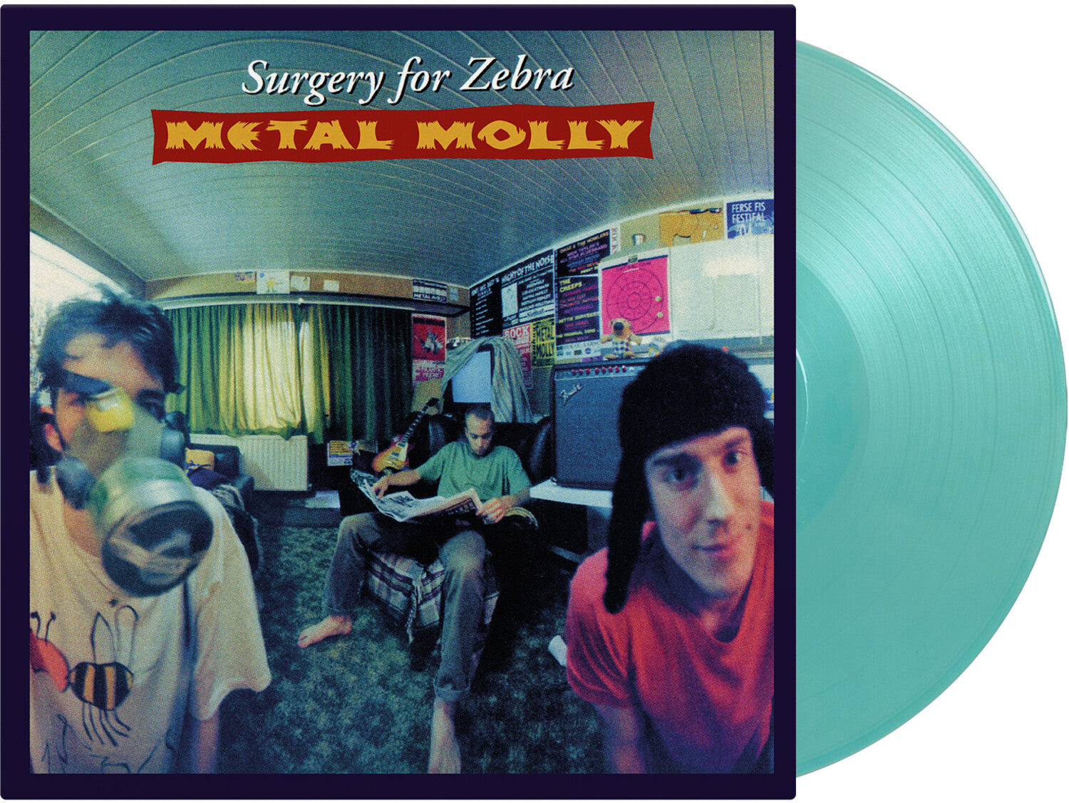 Metal Molly - Surgery For Zebra - Limited 180-Gram Turquoise Colored Vinyl (Turquoise Vinyl)