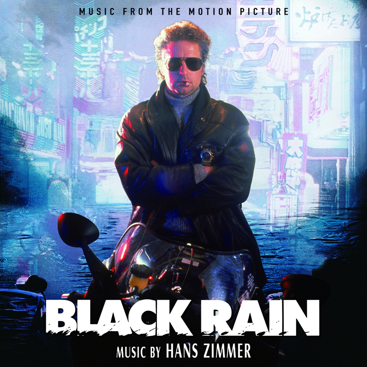 Hans Zimmer - Black Rain (Original Soundtrack) - Transparent Blue Neon Colored Vinyl 2xLP (Blue Vinyl)