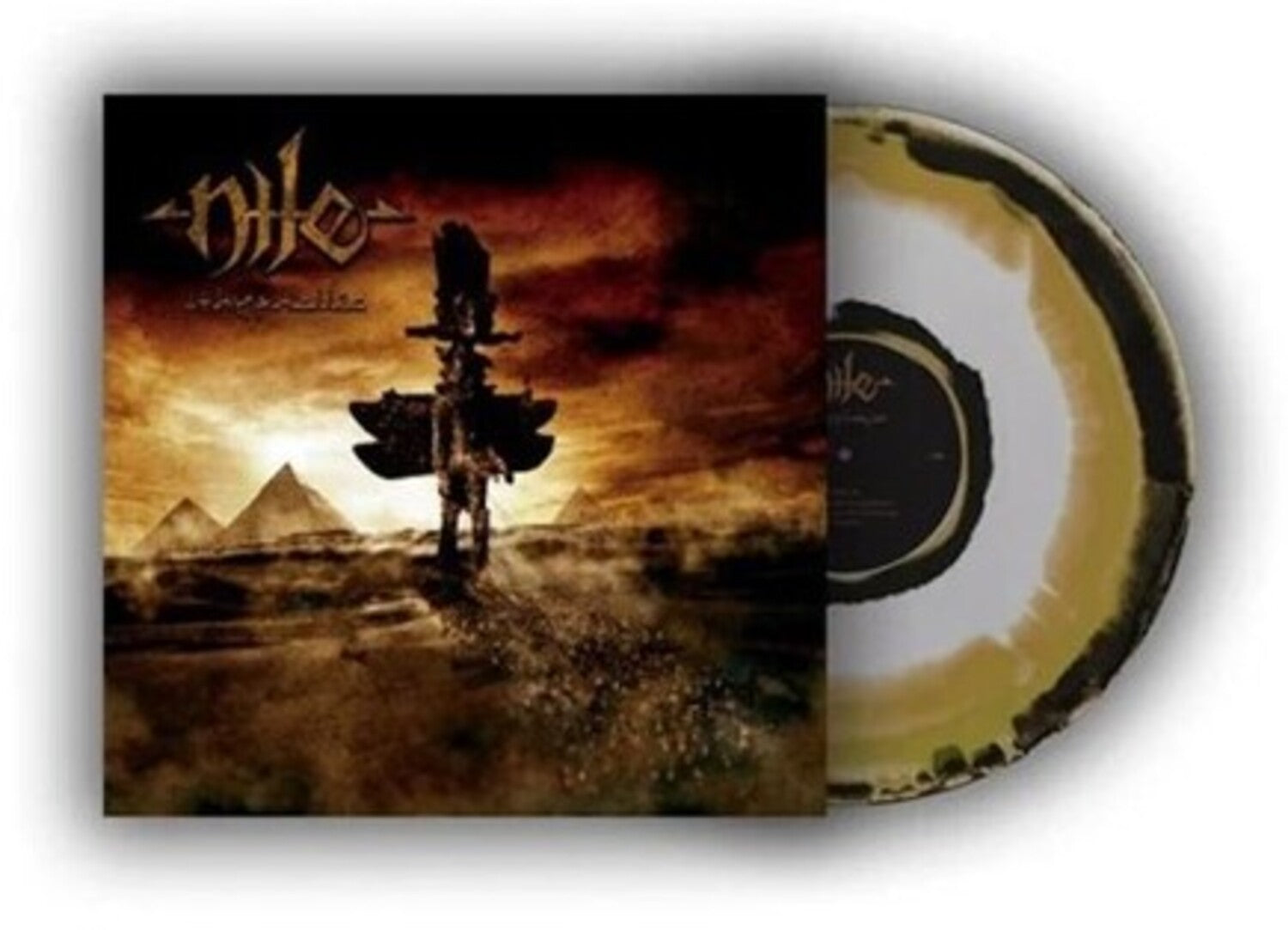 Nile - Ithyphallic - Black Gold & White Swirl Vinyl 2xLP