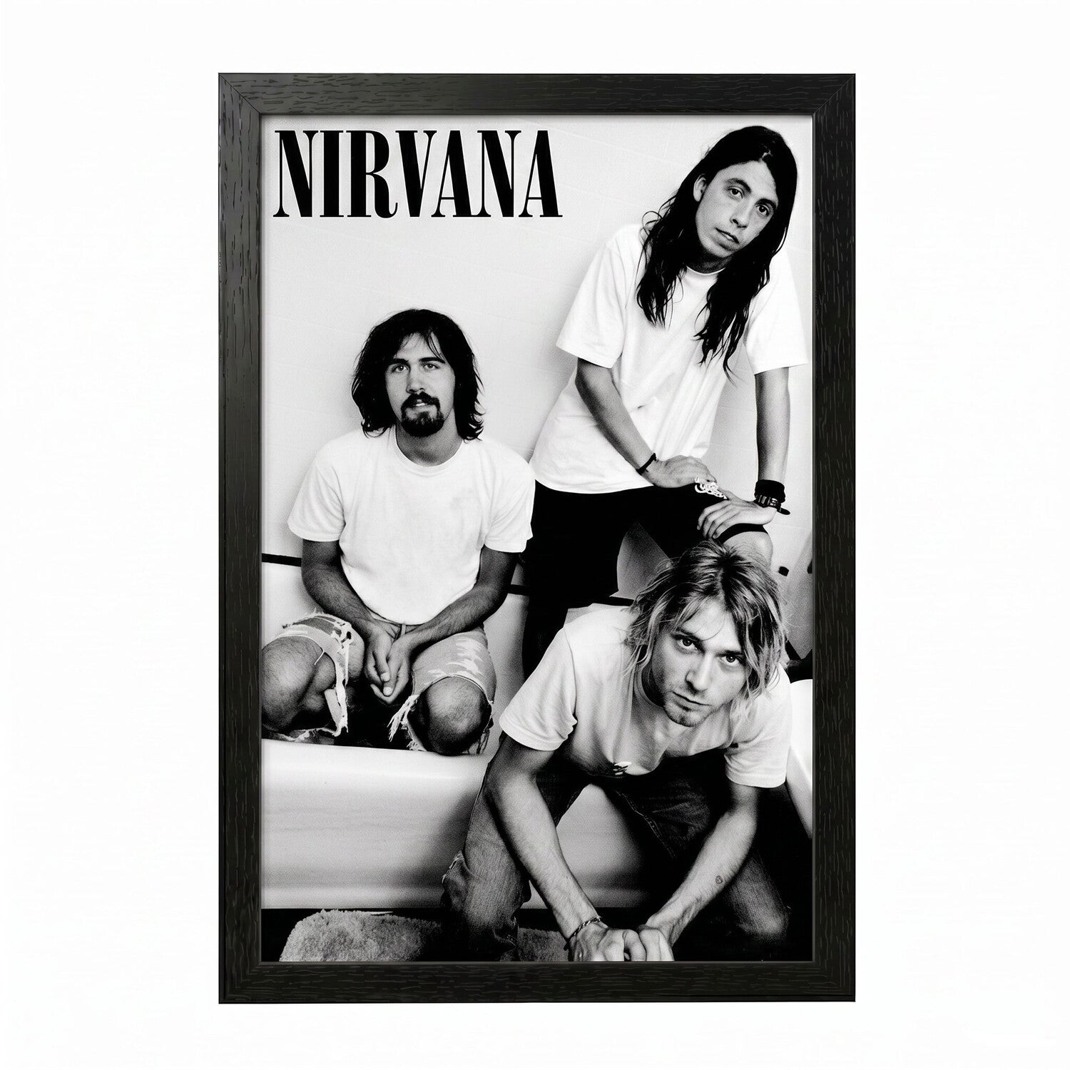 Nirvana - Band 11x17 Framed Gel Coat
