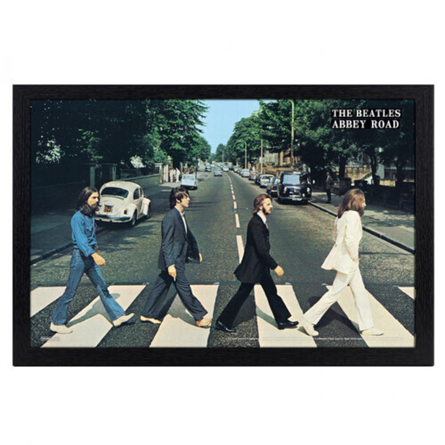 Beatles - Abbey Road - 11x17 Framed Gel Coat