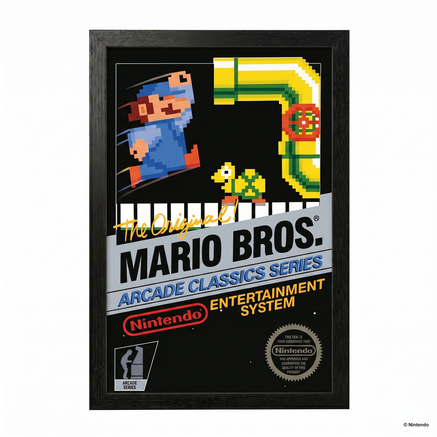 Super Mario - Original - 11x17 Framed Gel Coat