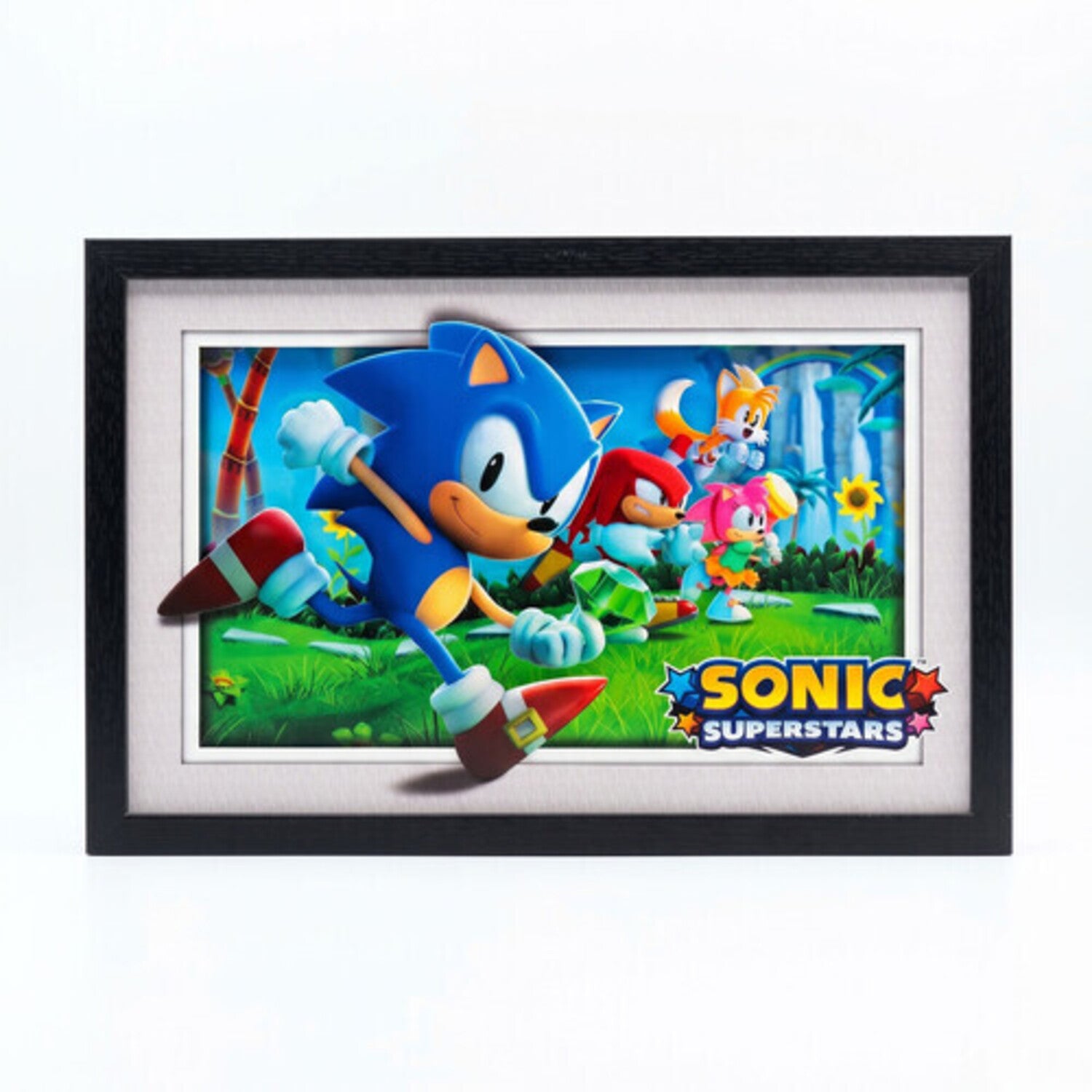 Sonic Superstars - Running 11x17 Framed Faux Matted