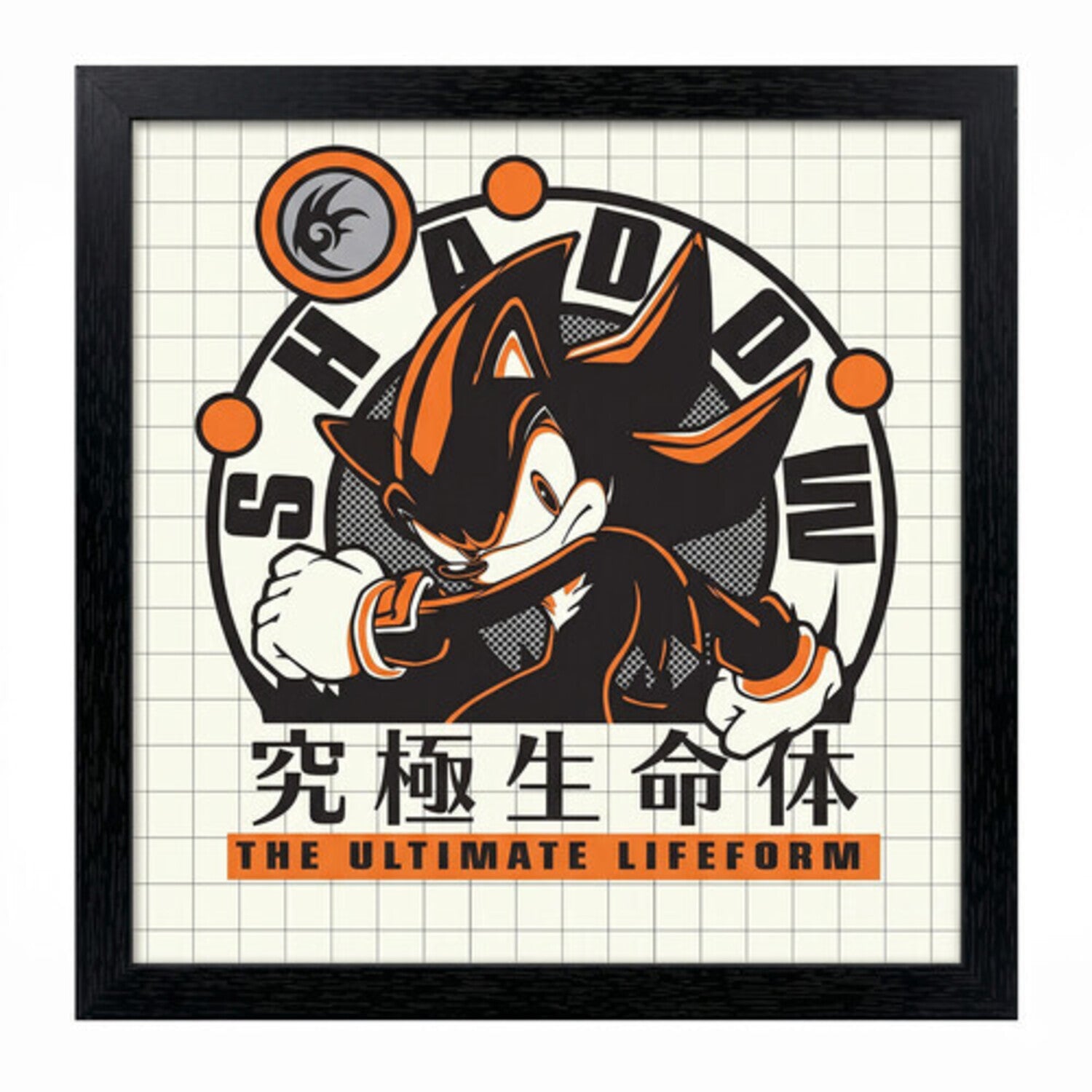 Sonic the Hedgehog - Ultimate Lifeform - 12x12 Gel-Coat Framed