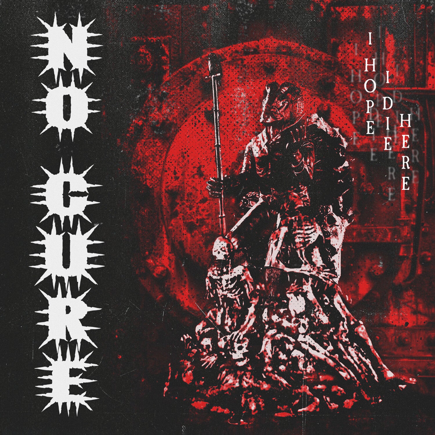 No Cure - I Hope I Die Here (2x7 Sleeve) 2x7 (Silver Vinyl)
