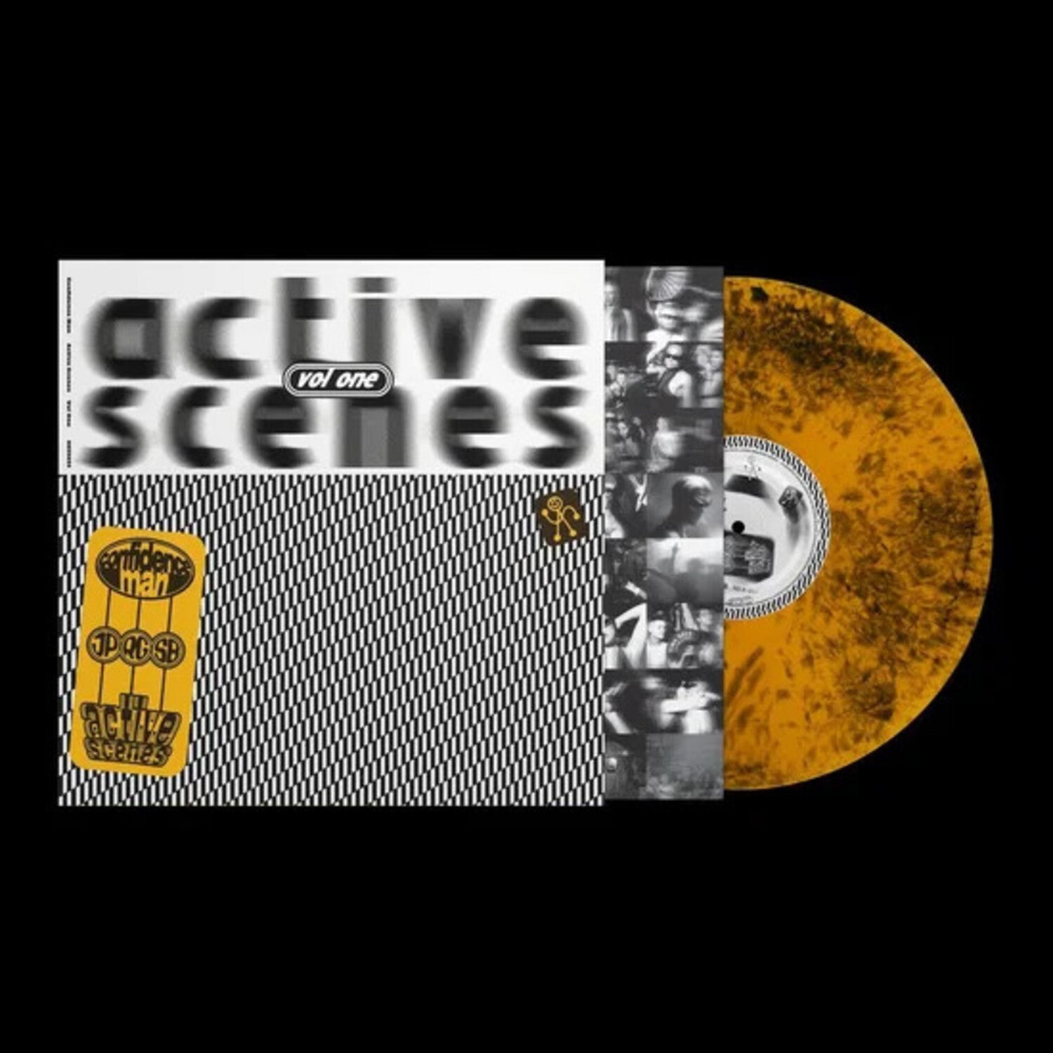Confidence Man - Active Scenes Vol 1 - Limited Orange & Black Dust Colored Vinyl (Orange Vinyl)