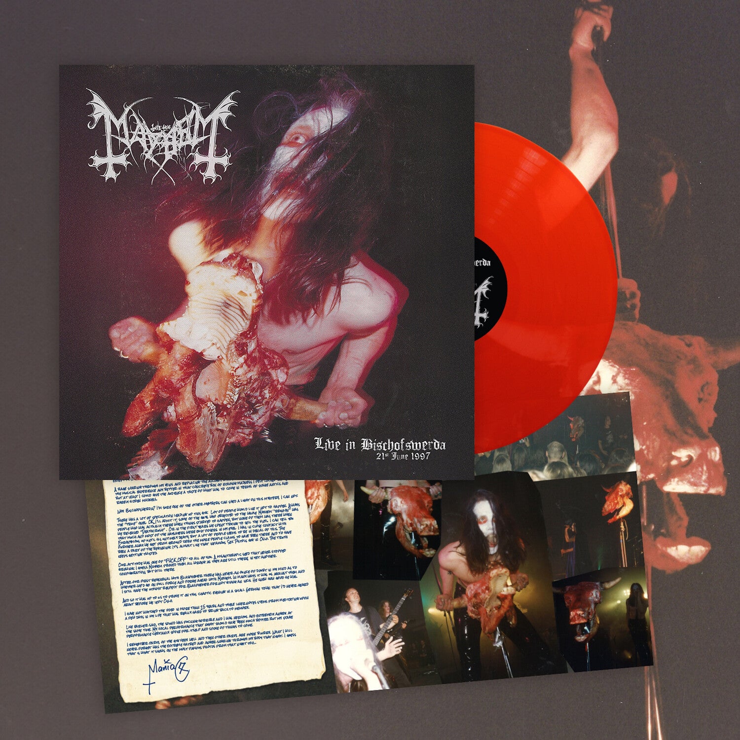 Mayhem - Live In Bischofswerda (21St June 1997) (Red Vinyl)