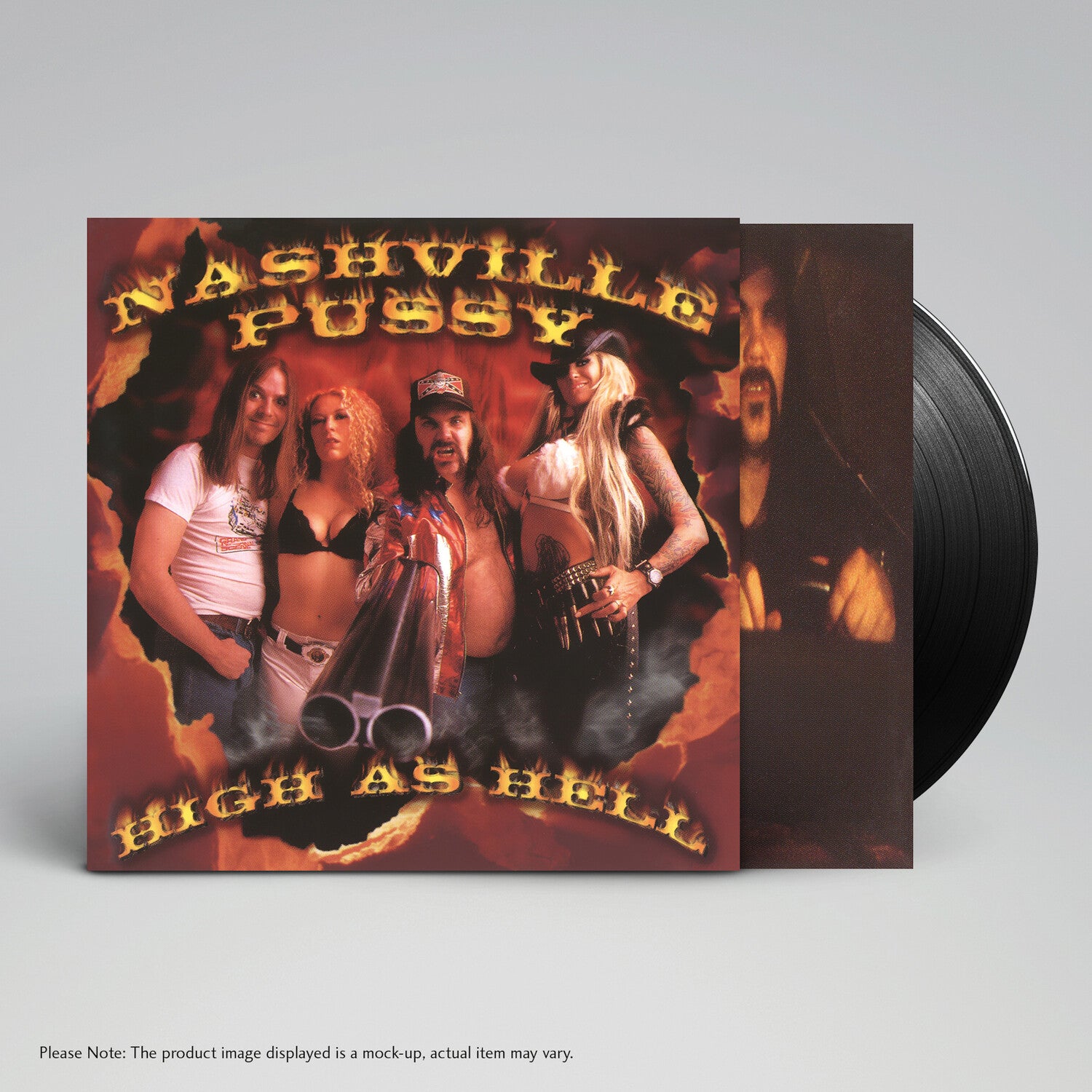 Nashville Pussy - High As Hell — vinyl LP album cover