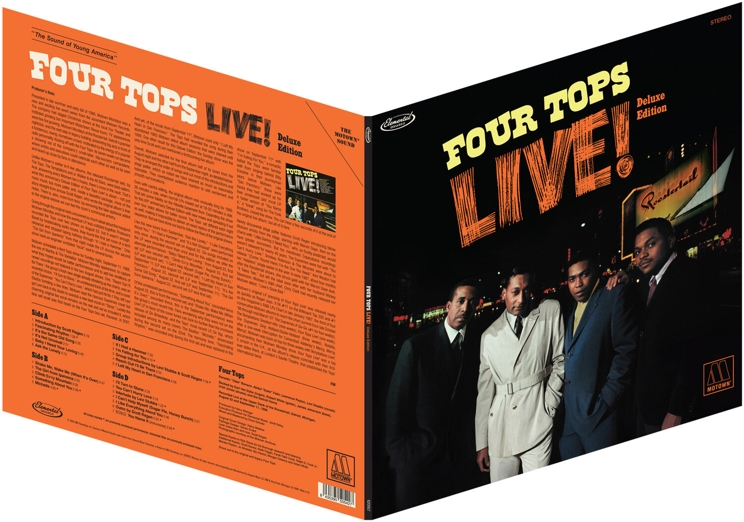 Four Tops Live! - The Complete Performance 2xLP (Deluxe)