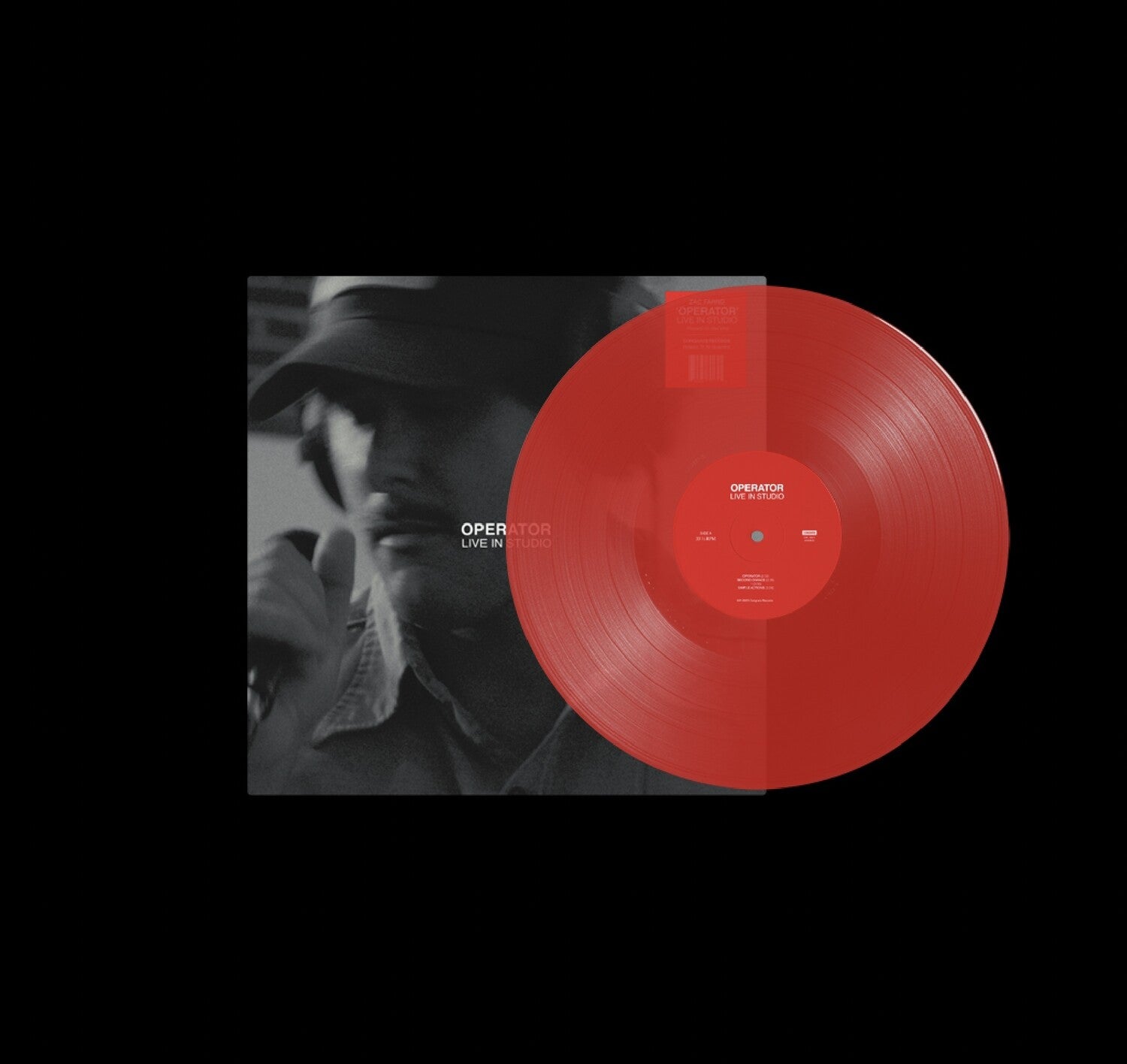 Zac Farro - Operator - Live in Studio (Red Vinyl)