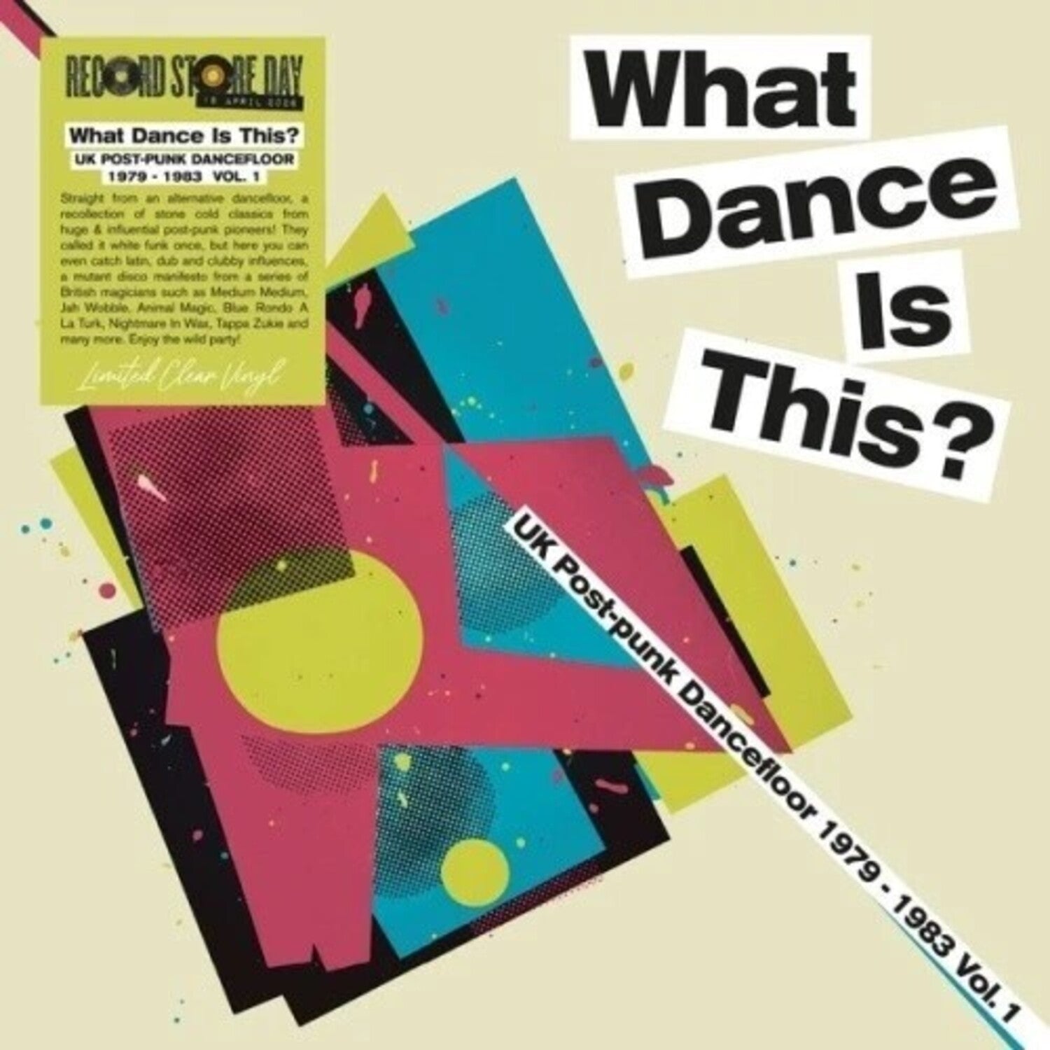 What Dance Is This: Uk Post Punk Dance Vol1 / Var - What Dance Is This: UK Post Punk Dancefloor Vol.1 1979-1983 / Various (Clear Vinyl)