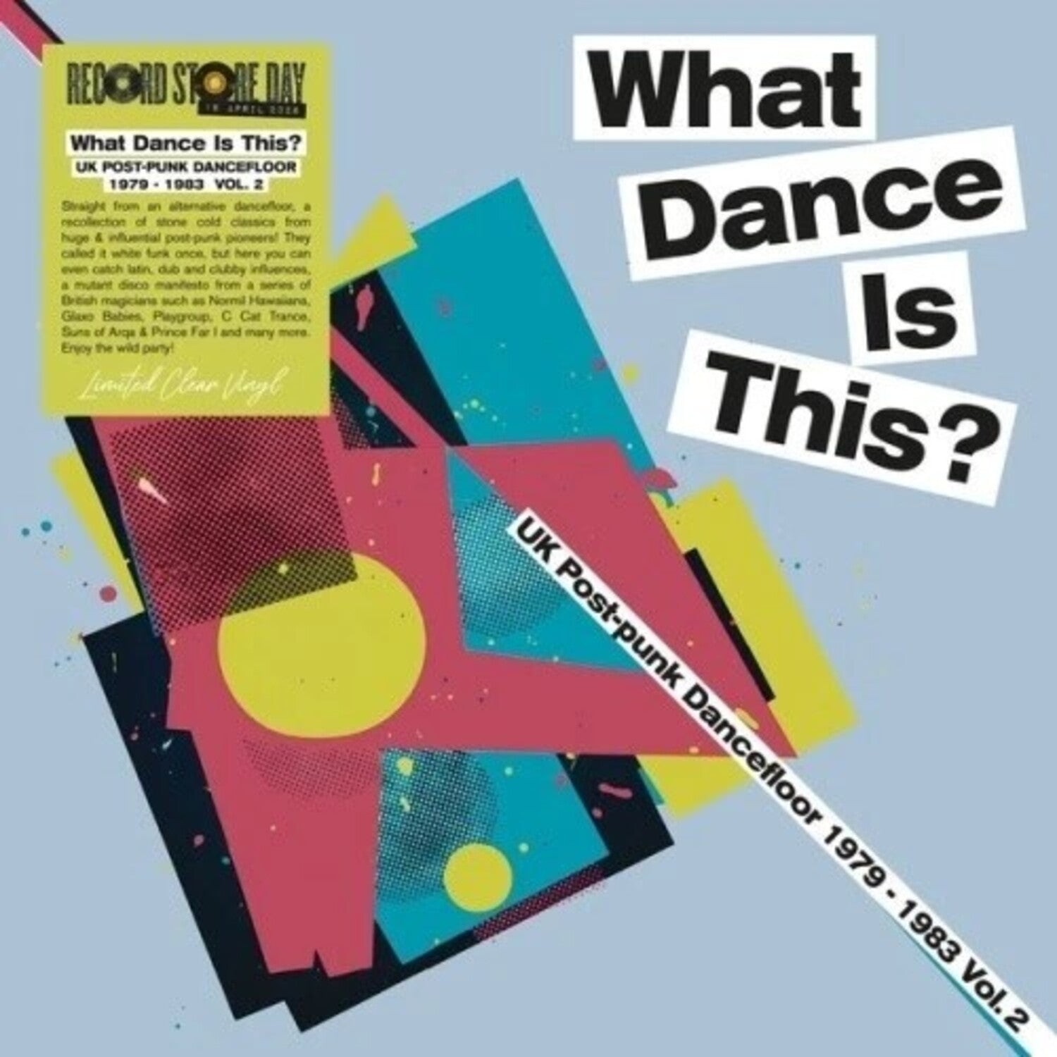 What Dance Is This: Uk Post Punk Dance Vol2 / Var - What Dance Is This: UK Post Punk Dancefloor Vol.2 1979-1983 / Various (Clear Vinyl)