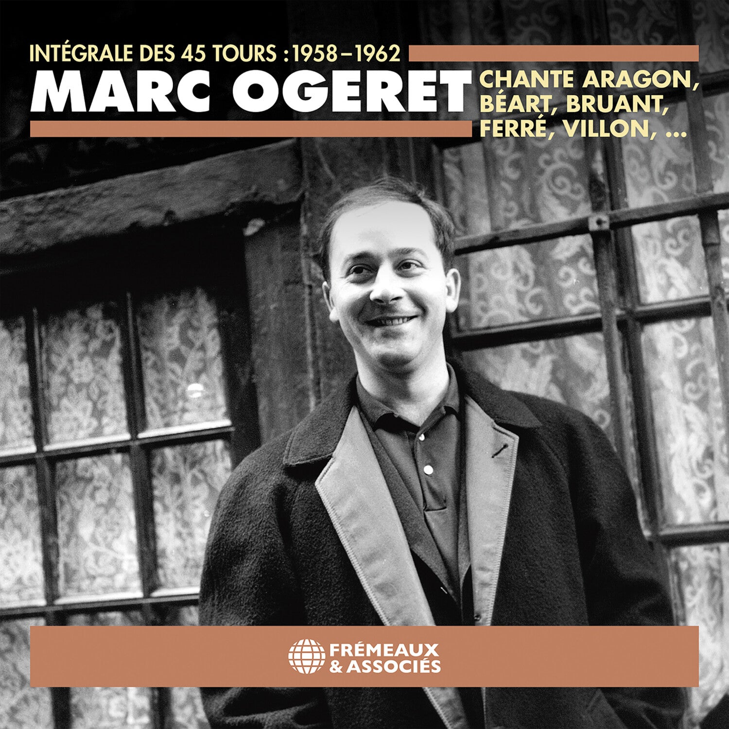 Marc Ogeret chante Aragon, Beart, Bruant, Ferre, Villon,… Integrale des 45 tours: 1958-1962