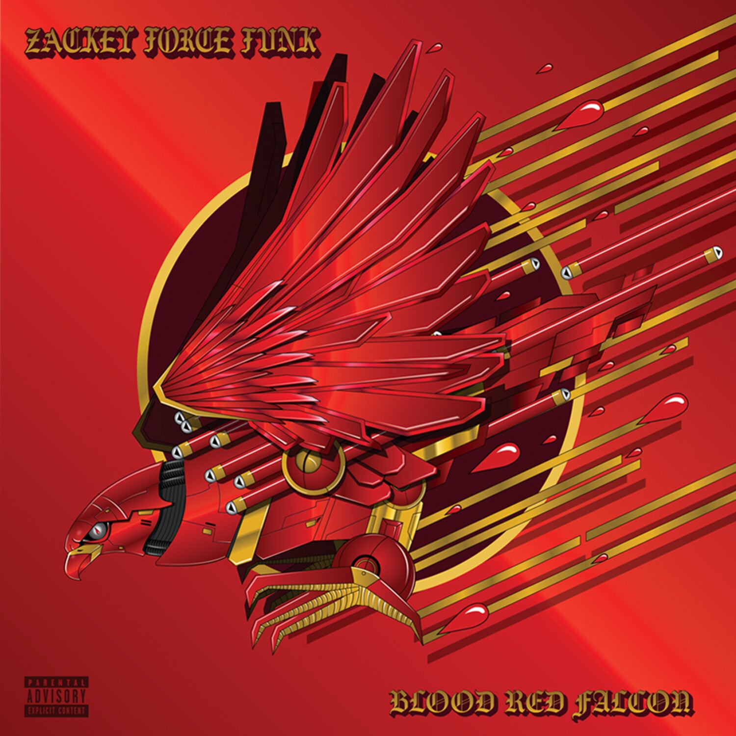 Zackey Force Funk - Blood Red Falcon - Red Marbled (Red Vinyl)