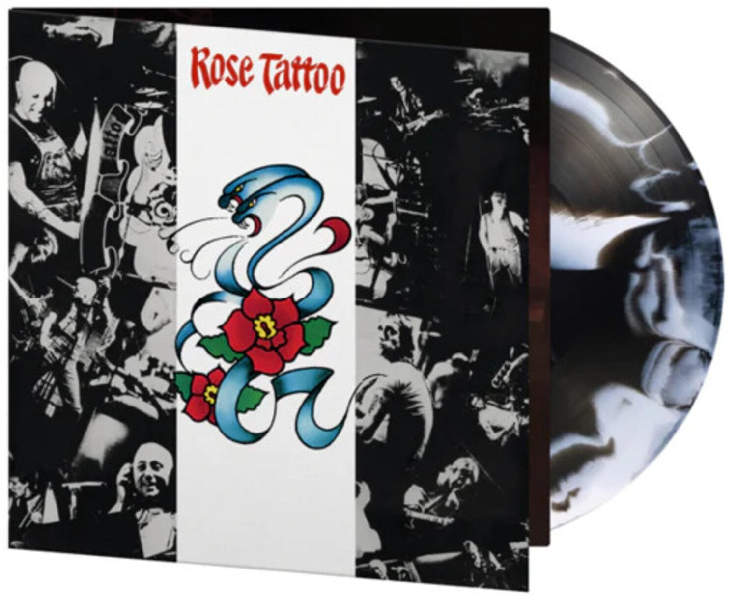 Rose Tattoo - Limited Gatefold 140-Gram White & Black Swirl Colored Vinyl (White Vinyl)
