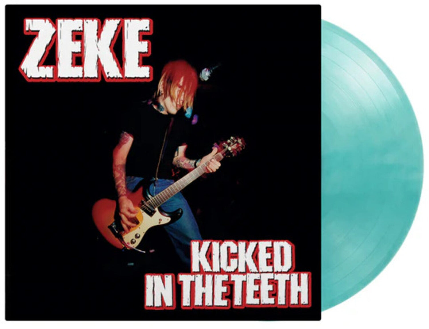 Zeke - Kicked In The Teeth - Limited 180-Gram Crystal Clear & Turquoise Marble Colored Vinyl (Clear Vinyl)