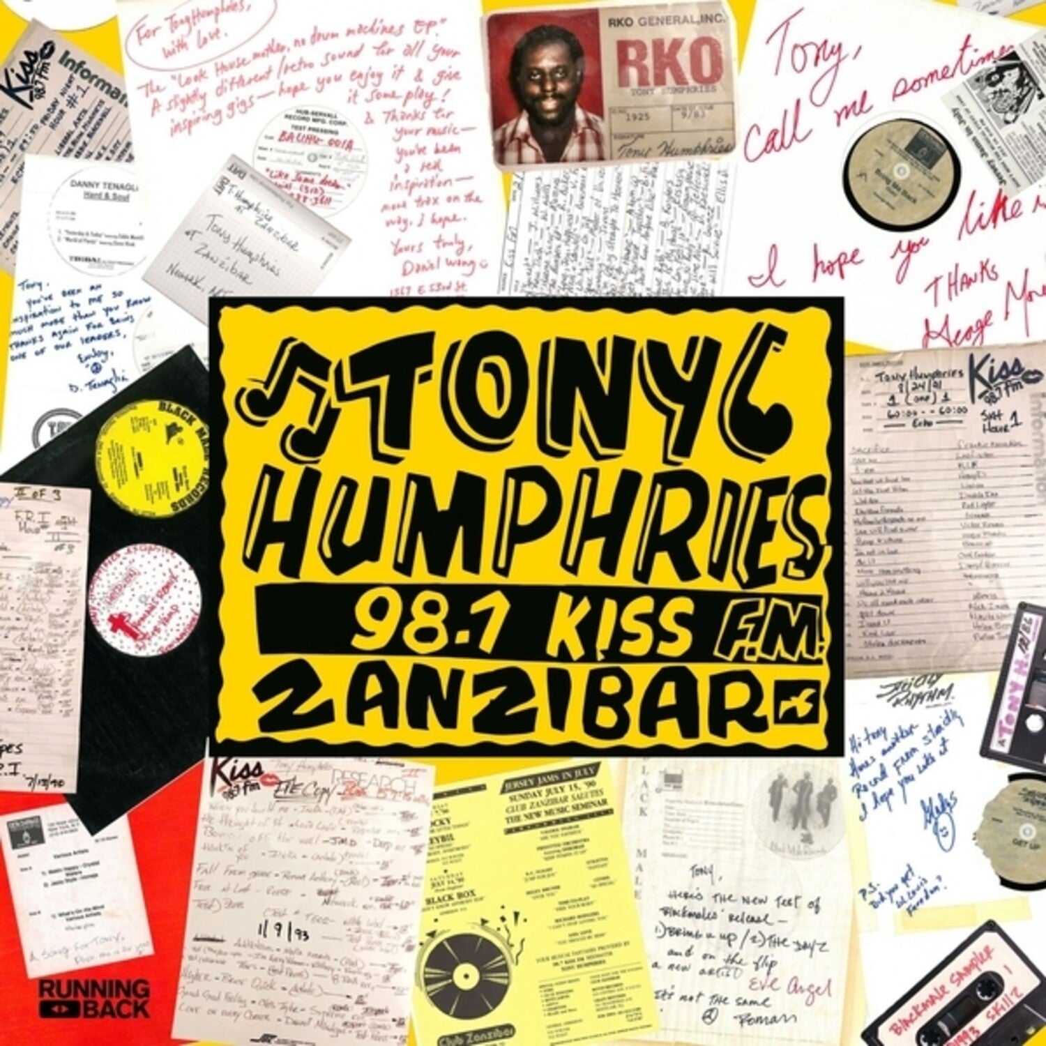 Tony Humphries - Running Back Mastermix: Kiss FM Zanzibar Years: Part One 3xLP