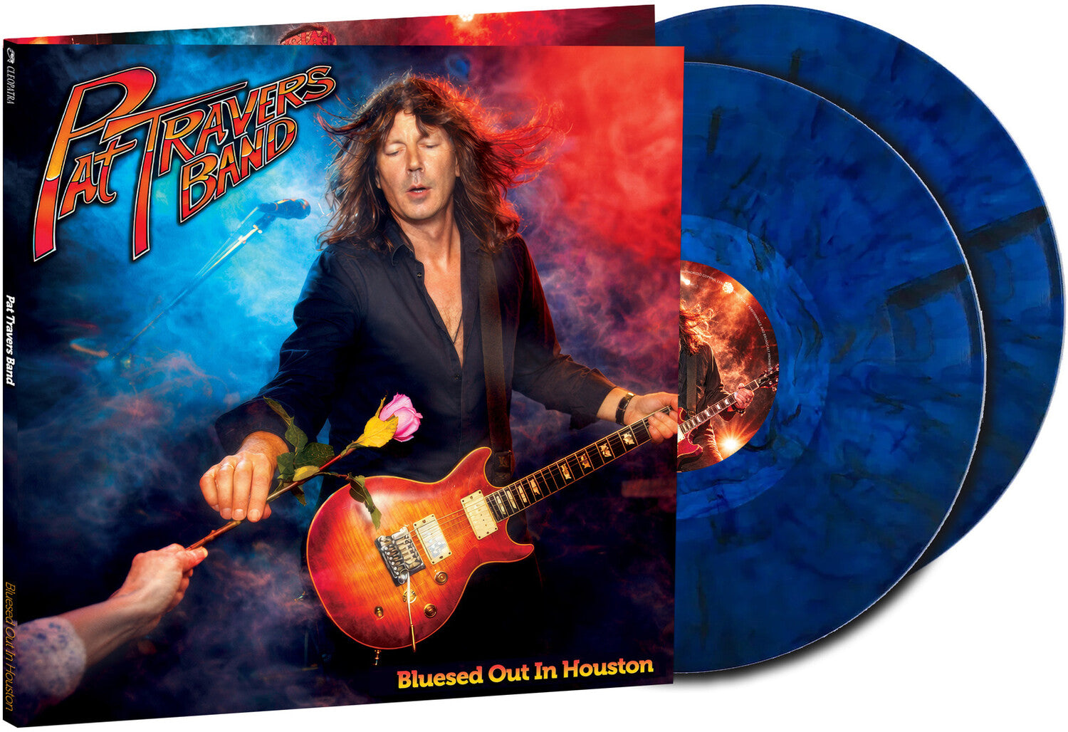 Pat Band Travers - Bluesed Out In Houston 2xLP (Blue Vinyl)