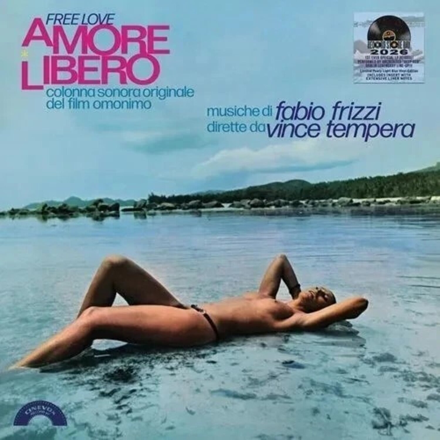 Fabio Frizzi / Goblin - Amore Libero (Original Soundtrack) - Limited Pearly Light Blue Colored Vinyl (Pearl Vinyl)