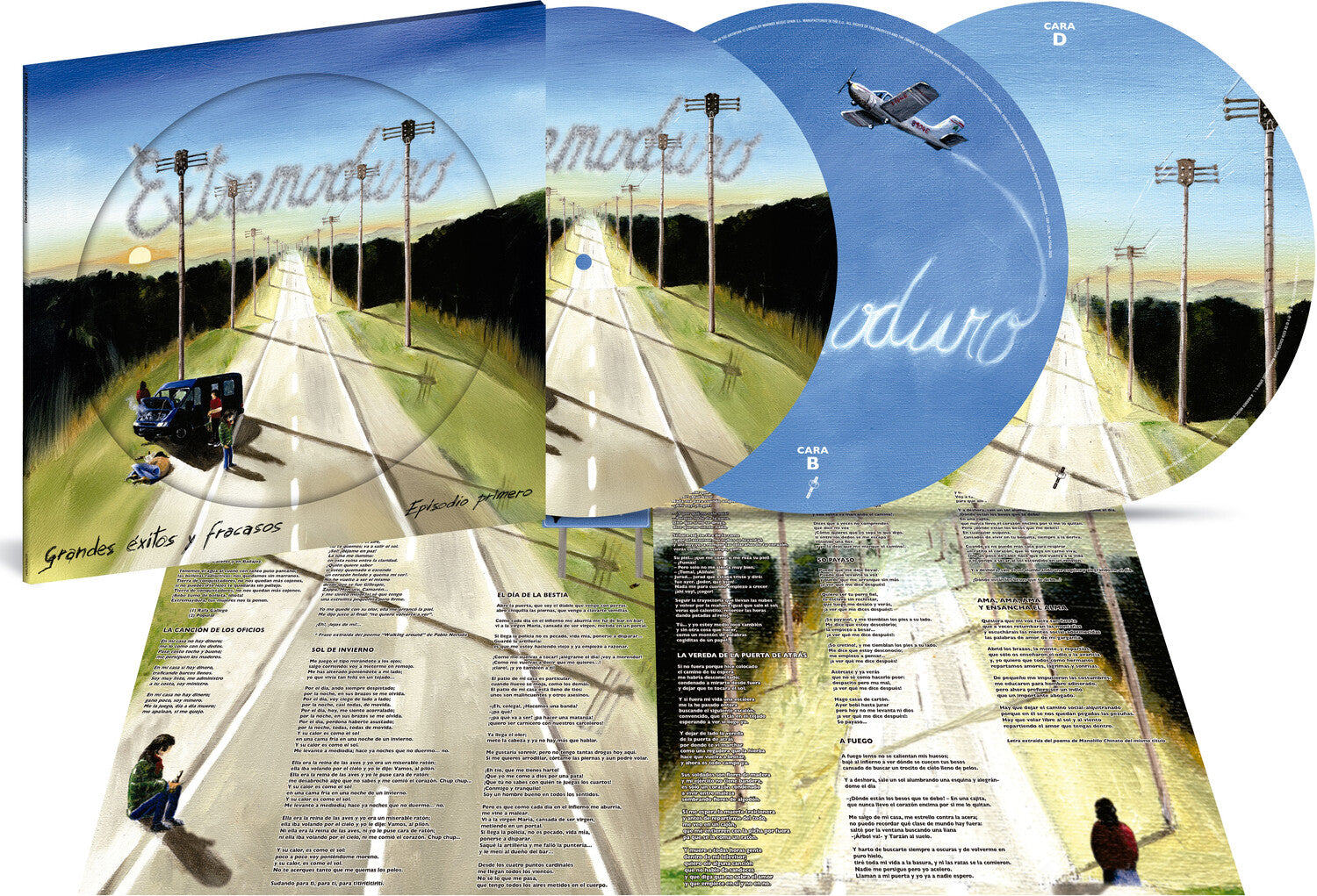 Extremoduro - Grandes Exitos Y Fracasos Volumen 1 - Ltd Double Picture Disc 2xLP (Limited Edition)