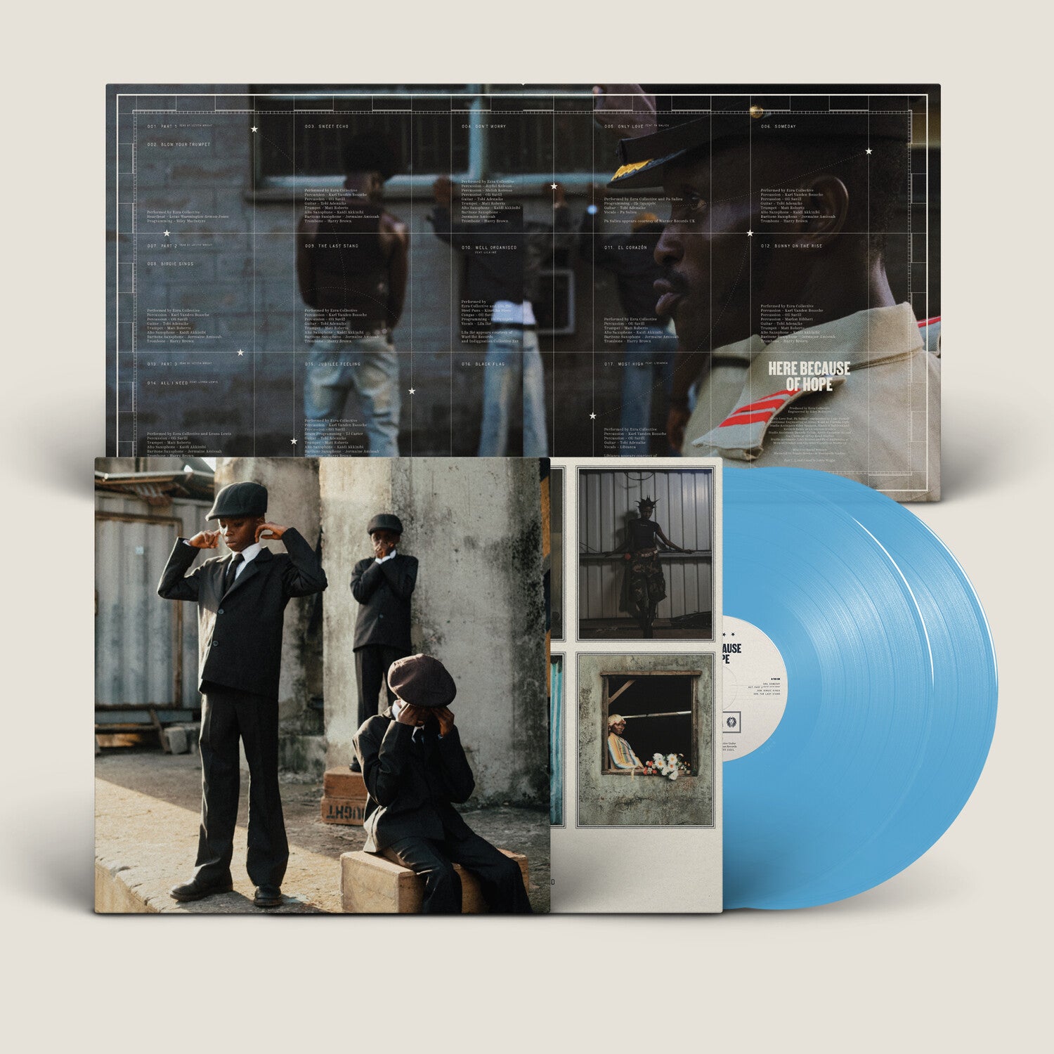 Ezra Collective - Here Because of Hope 2xLP (Blue Vinyl)