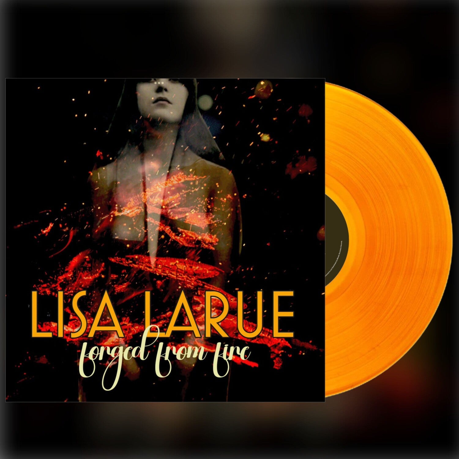 Lisa Larue - Forged From Fire - Orange (Clear Vinyl)