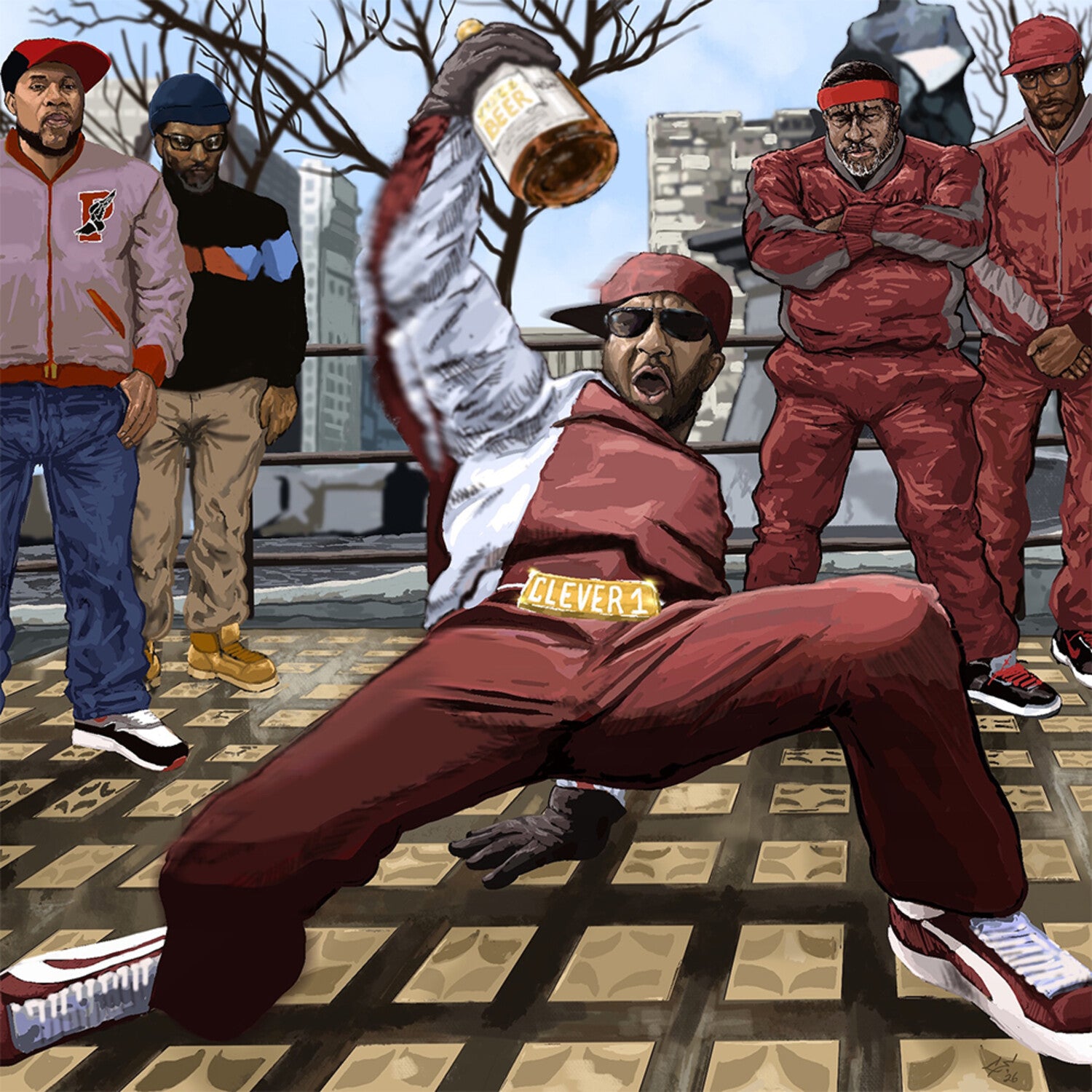 Clever 1 / Shar Tha Analog Bastard - Da Baddest Incredible B-boy Known 2 Mankind
