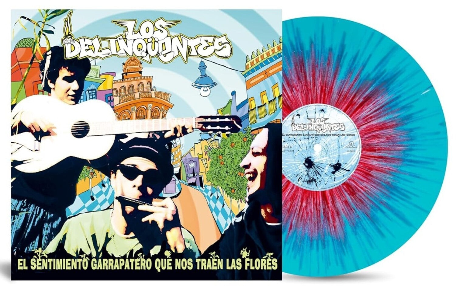 Los Delinquentes - El Sentimiento Garrapatero Que Nos Traen Las Flores (Blue Vinyl)