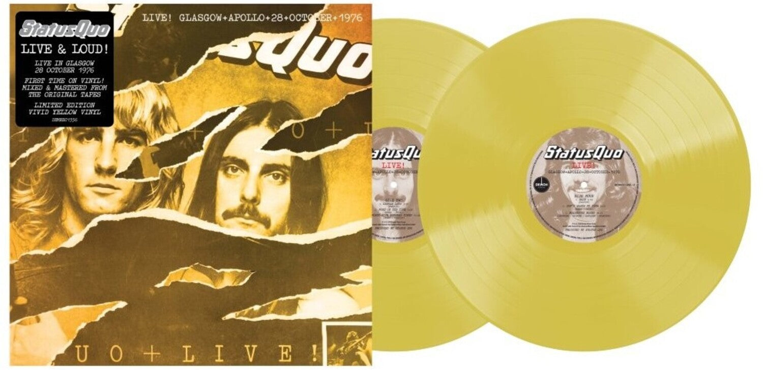 Status Quo - 28th October 1976 Live - 140 2xLP (Yellow Vinyl)